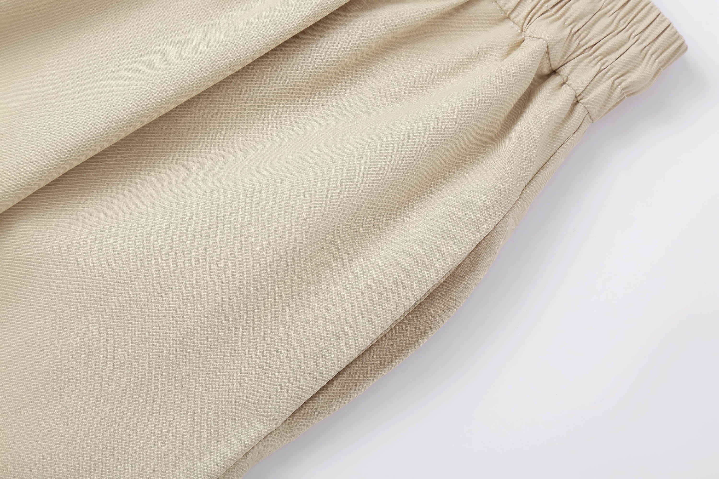 CLP Spliced Pleated Drawstring Wide-Leg Pants, premium urban and streetwear designers apparel on PROJECTISR.com, CLP