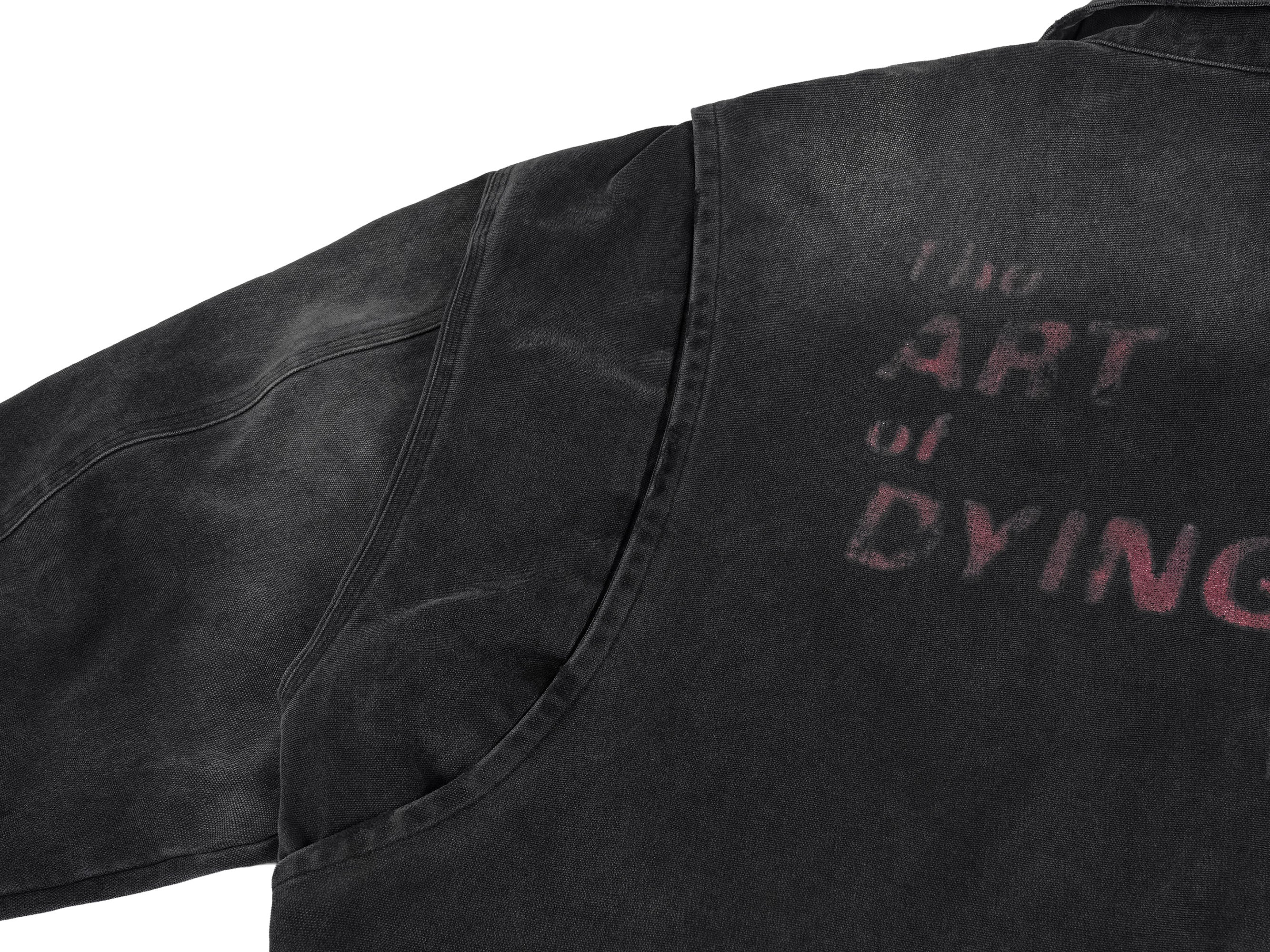 UNDERWATER Dying Art Distressed Jacket, premium urban and streetwear designers apparel on PROJECTISR.com, UNDERWATER