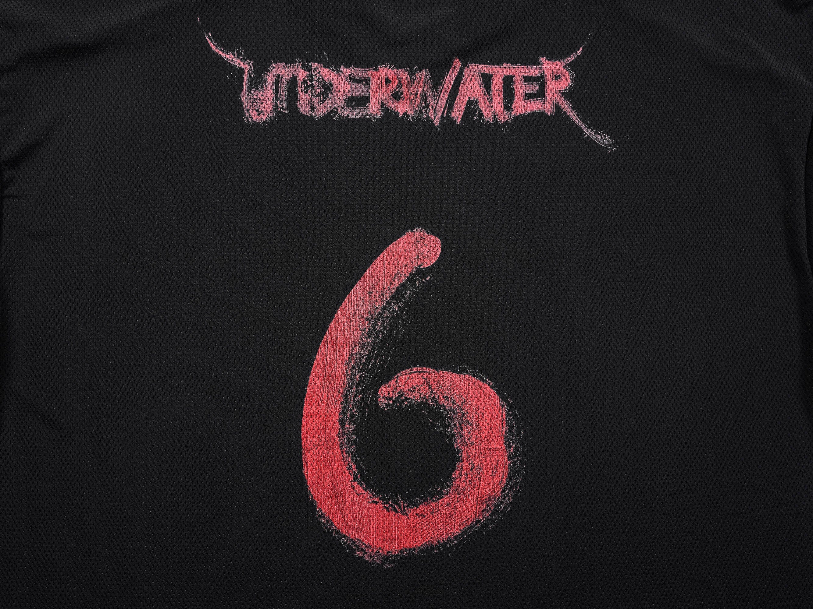 UNDERWATER Demon Squad Mesh Long-Sleeve Jersey, premium urban and streetwear designers apparel on PROJECTISR.com, UNDERWATER