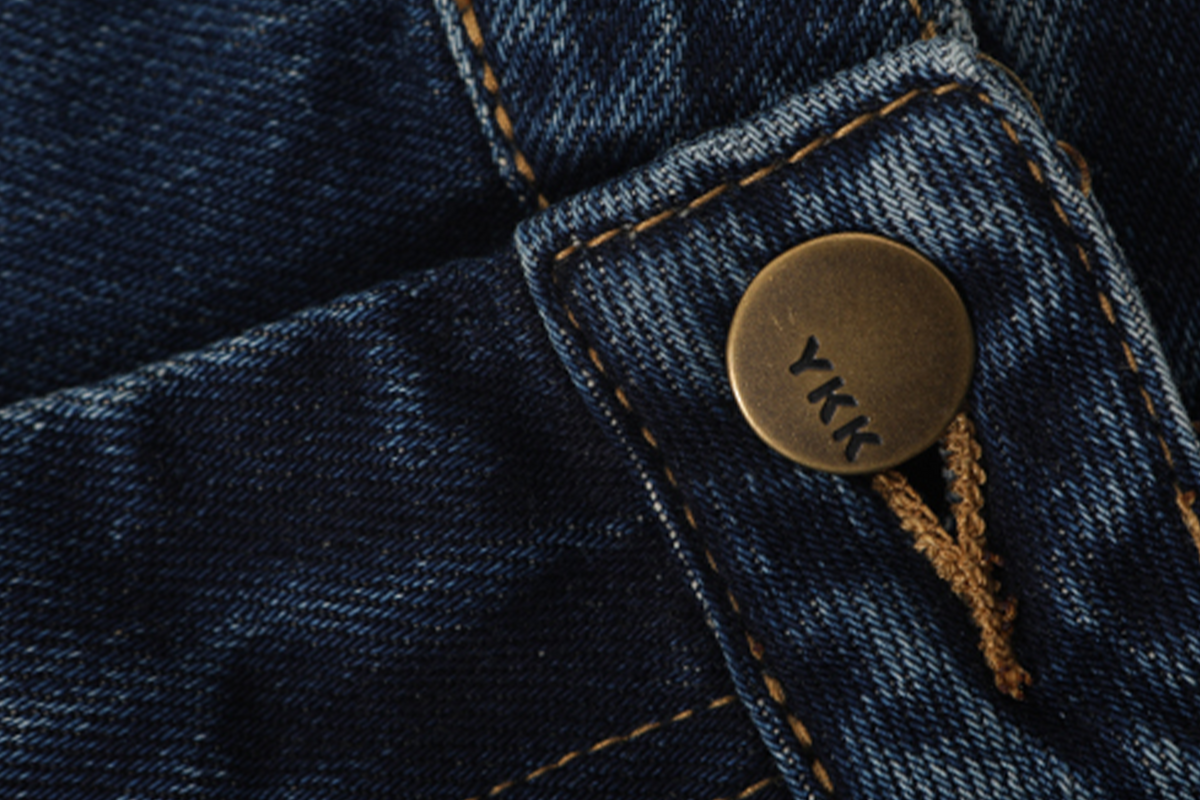 HAHAHA Washed Distressed Multi-Pocket Wide-Leg Jeans