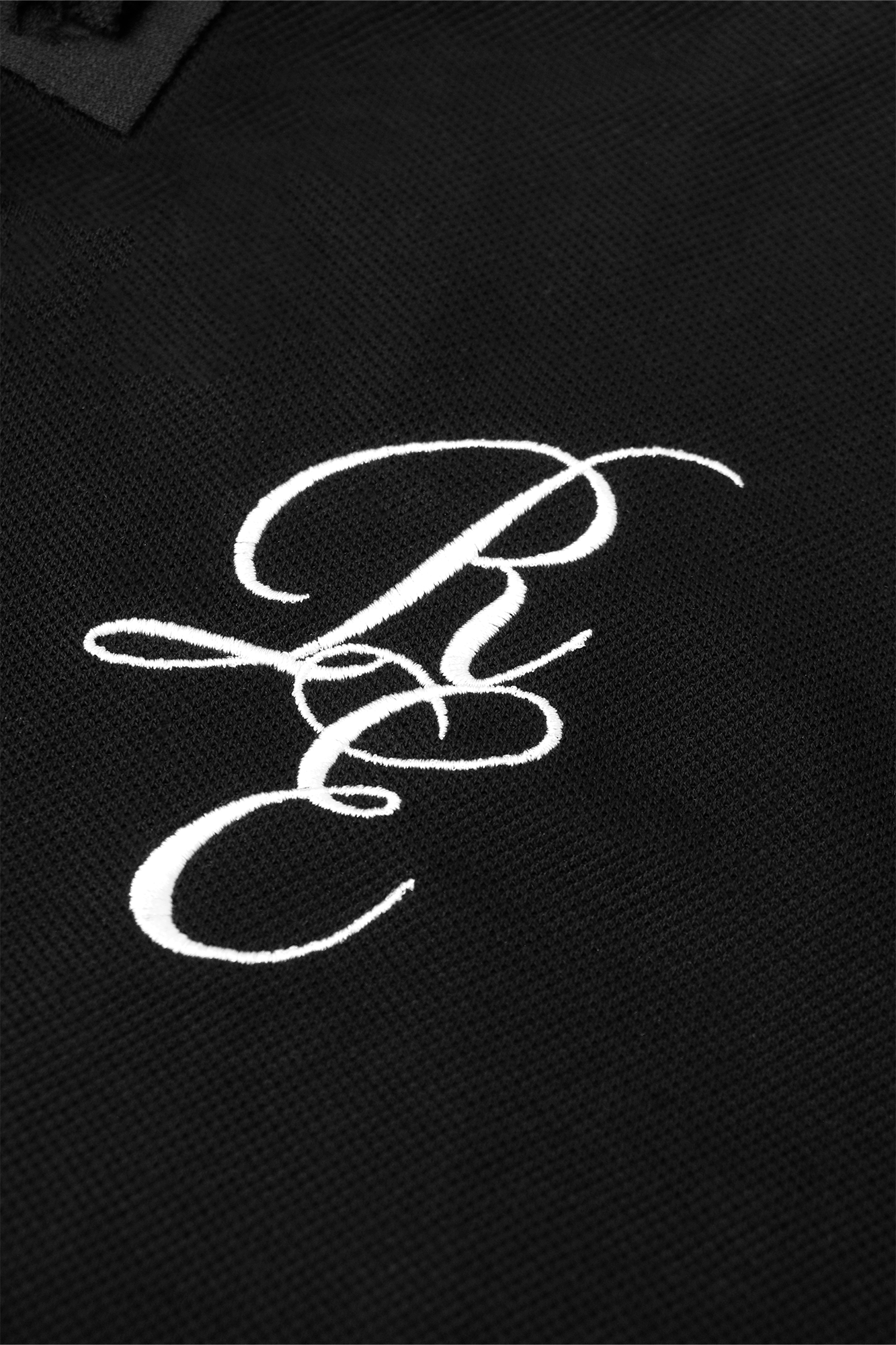 RELABEL Spliced Embroidered Polo Shirt, premium urban and streetwear designers apparel on PROJECTISR.com, RELABEL