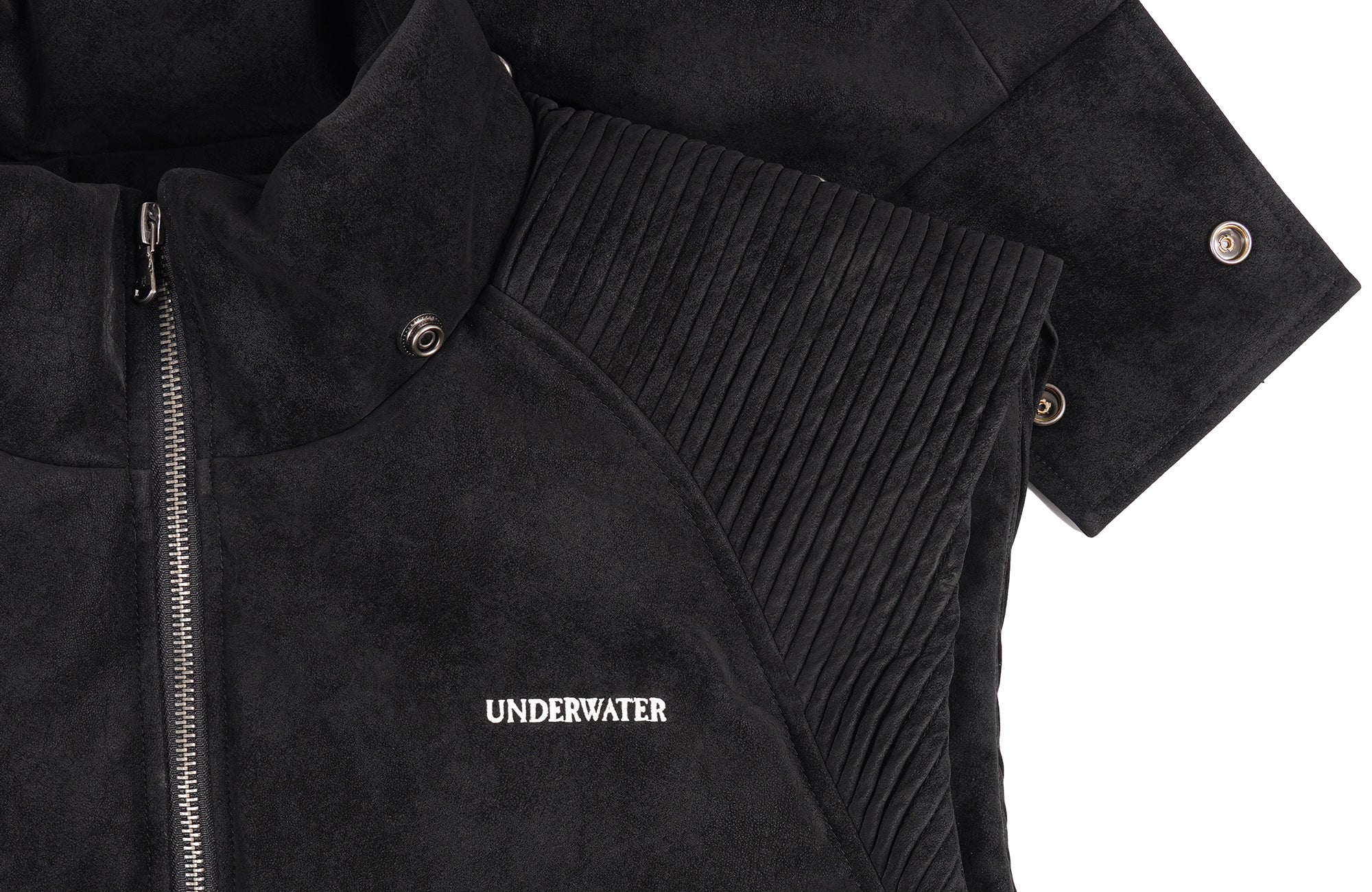 UNDERWATER Demon Horned Detachable Hood Down Vest