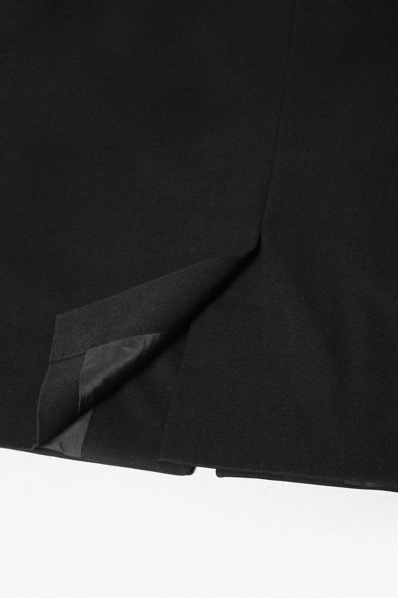 RELABEL Detachable-Collar Wool-Blended Pleated Blazer, premium urban and streetwear designers apparel on PROJECTISR.com, RELABEL