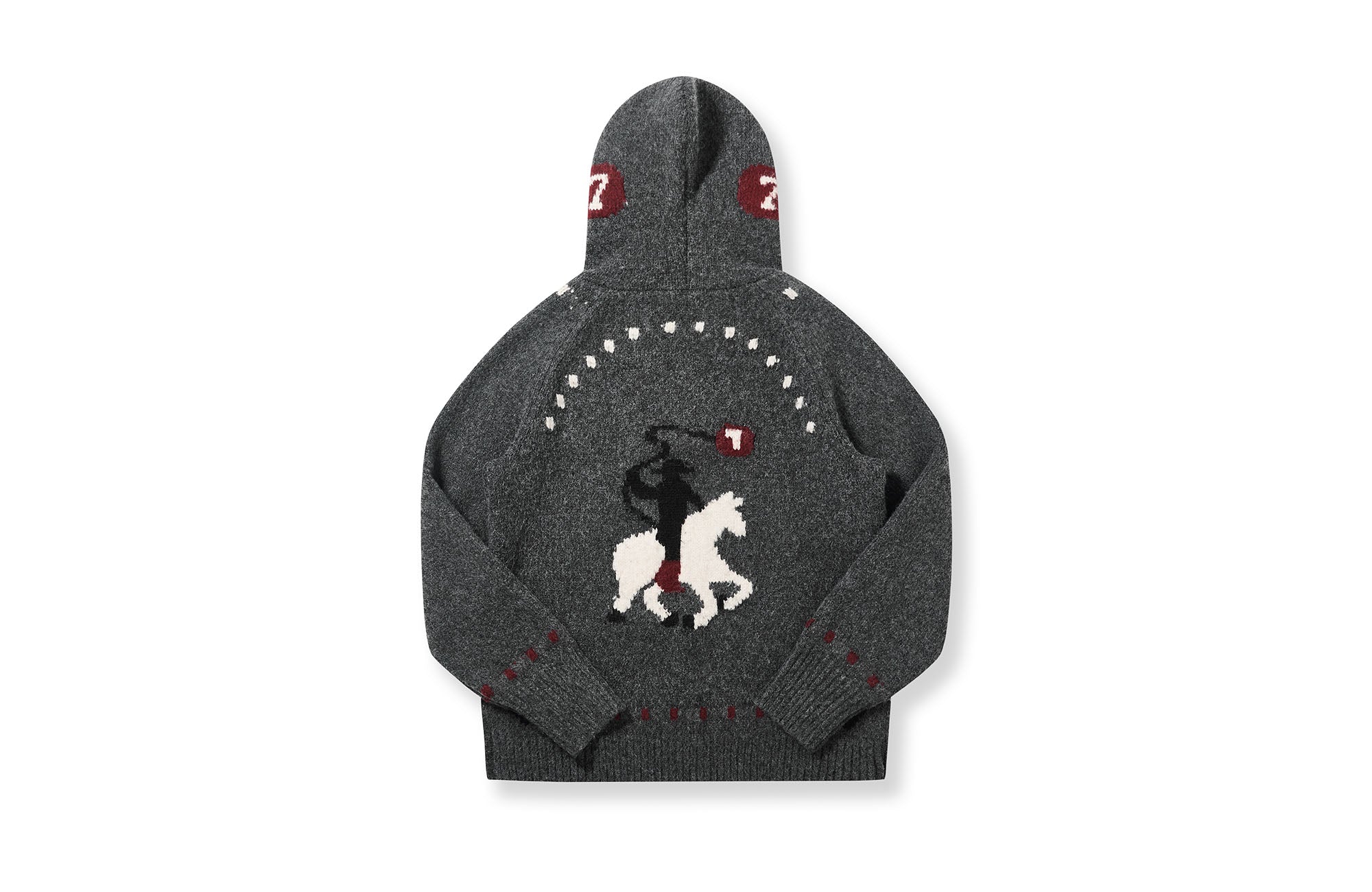 7440 37 1 Fair Isle Wool-Blend Hooded Cardigan, premium urban and streetwear designers apparel on PROJECTISR.com, 7440 37 1