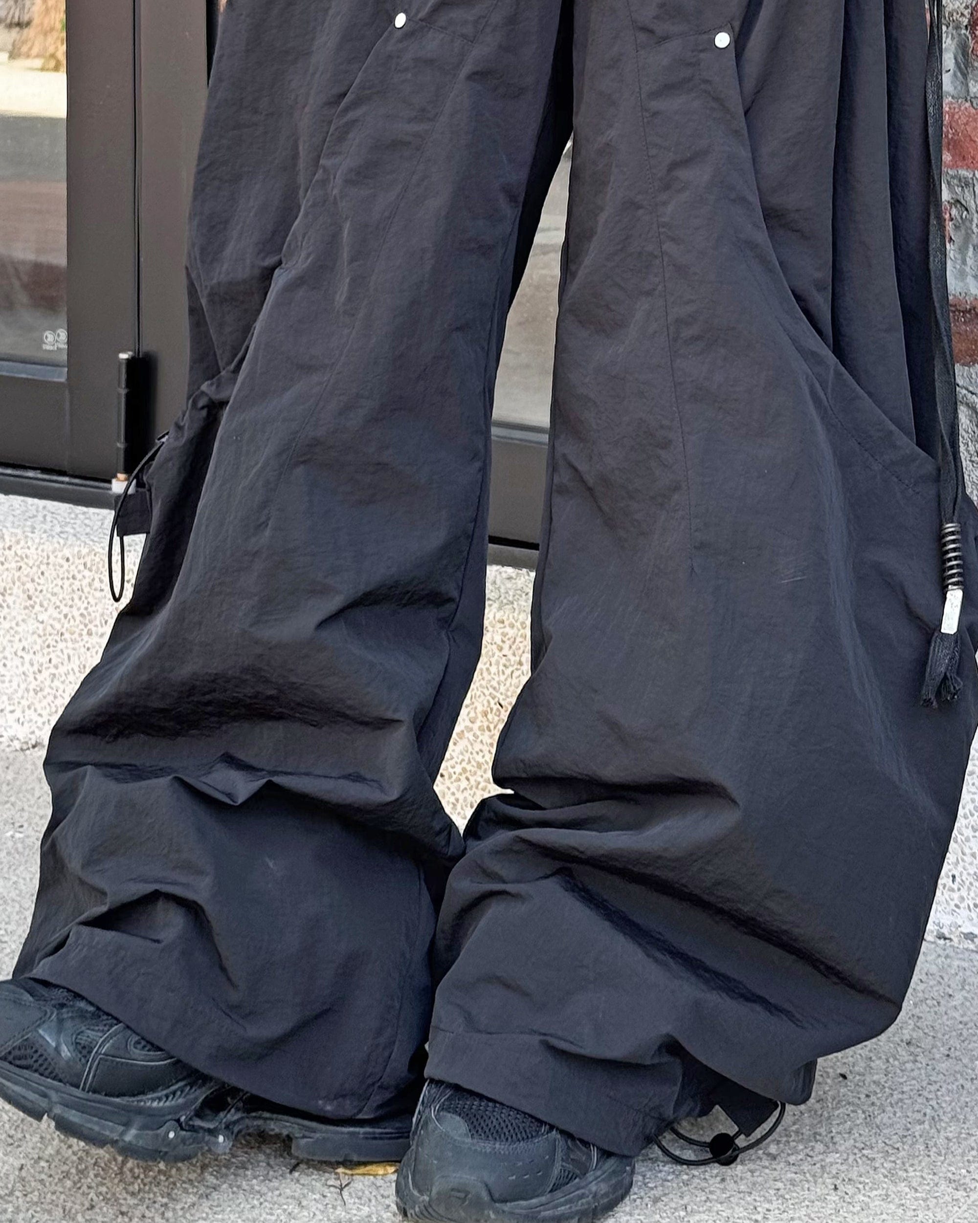 RELABEL The Scar Six-Pocket Draw-String Rivet Pants, premium urban and streetwear designers apparel on PROJECTISR.com, RELABEL