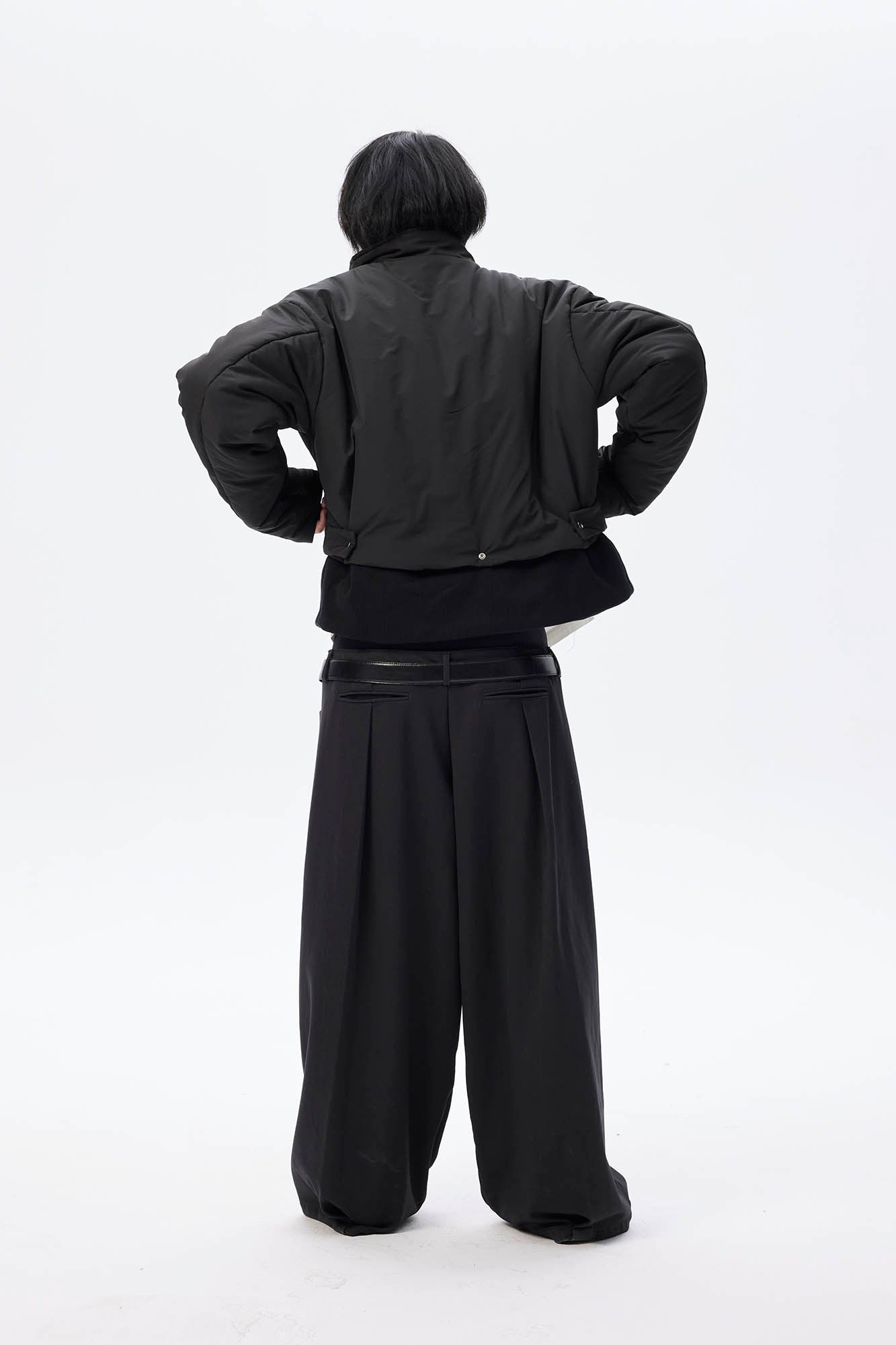 WHISTLEHUNTER Essential Stand Collar Cropped Puffer Jacket, premium urban and streetwear designers apparel on PROJECTISR.com, WHISTLEHUNTER