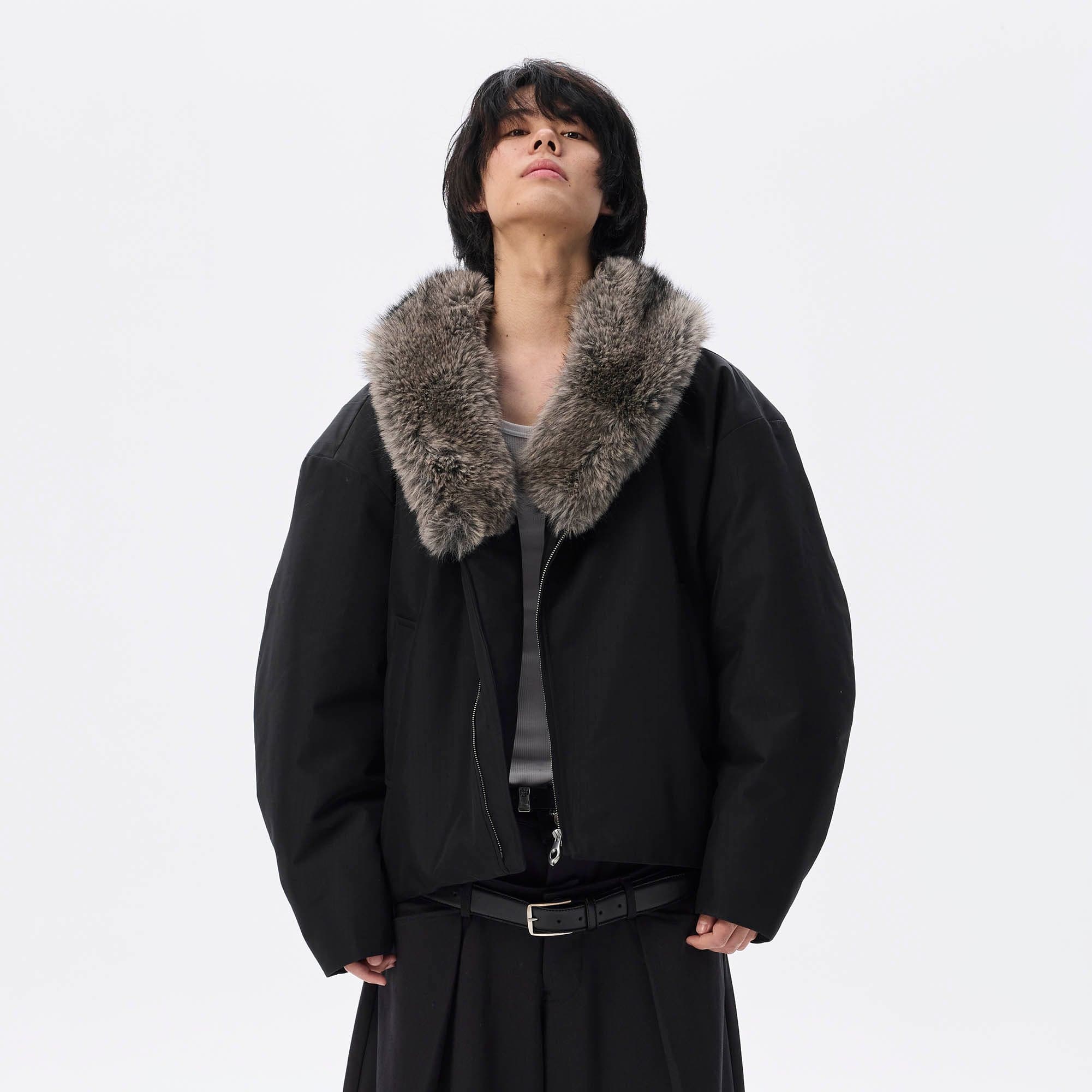 WHISTLEHUNTER Detachable Faux Fur Collar Waterproof Padded Jacket, premium urban and streetwear designers apparel on PROJECTISR.com, WHISTLEHUNTER