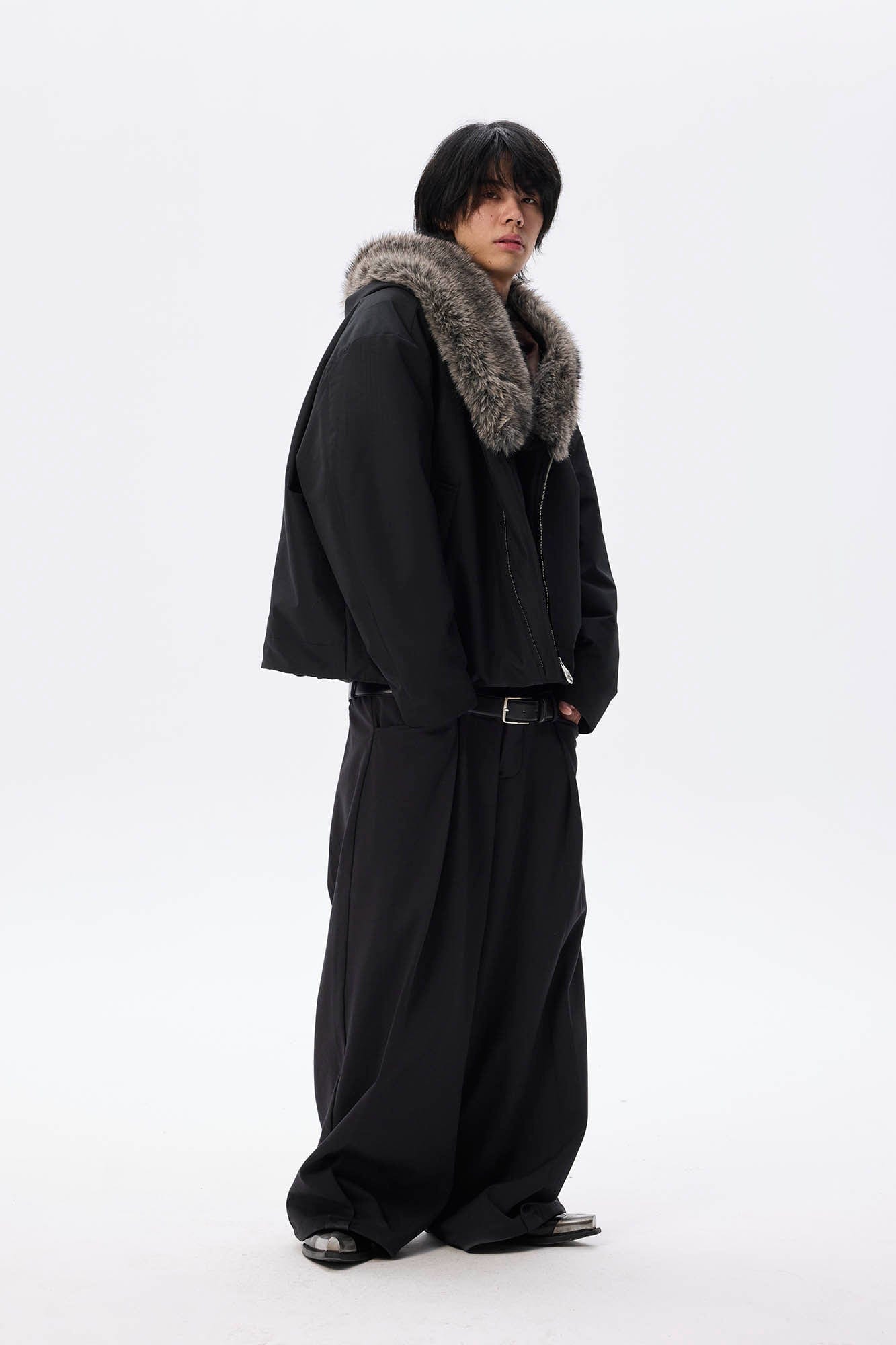 WHISTLEHUNTER Detachable Faux Fur Collar Waterproof Padded Jacket, premium urban and streetwear designers apparel on PROJECTISR.com, WHISTLEHUNTER