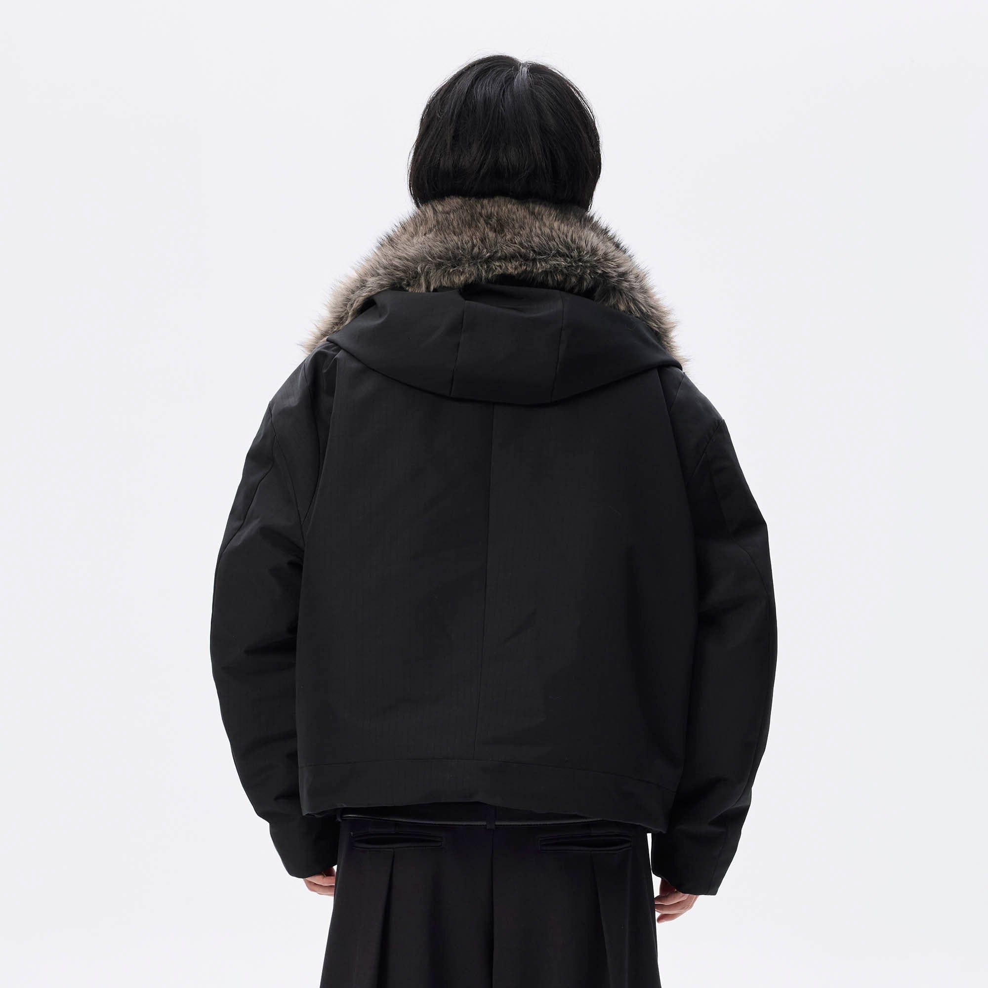 WHISTLEHUNTER Detachable Faux Fur Collar Waterproof Padded Jacket, premium urban and streetwear designers apparel on PROJECTISR.com, WHISTLEHUNTER