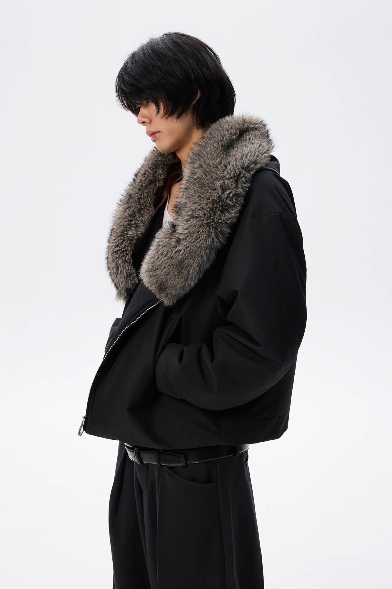 WHISTLEHUNTER Detachable Faux Fur Collar Waterproof Padded Jacket, premium urban and streetwear designers apparel on PROJECTISR.com, WHISTLEHUNTER