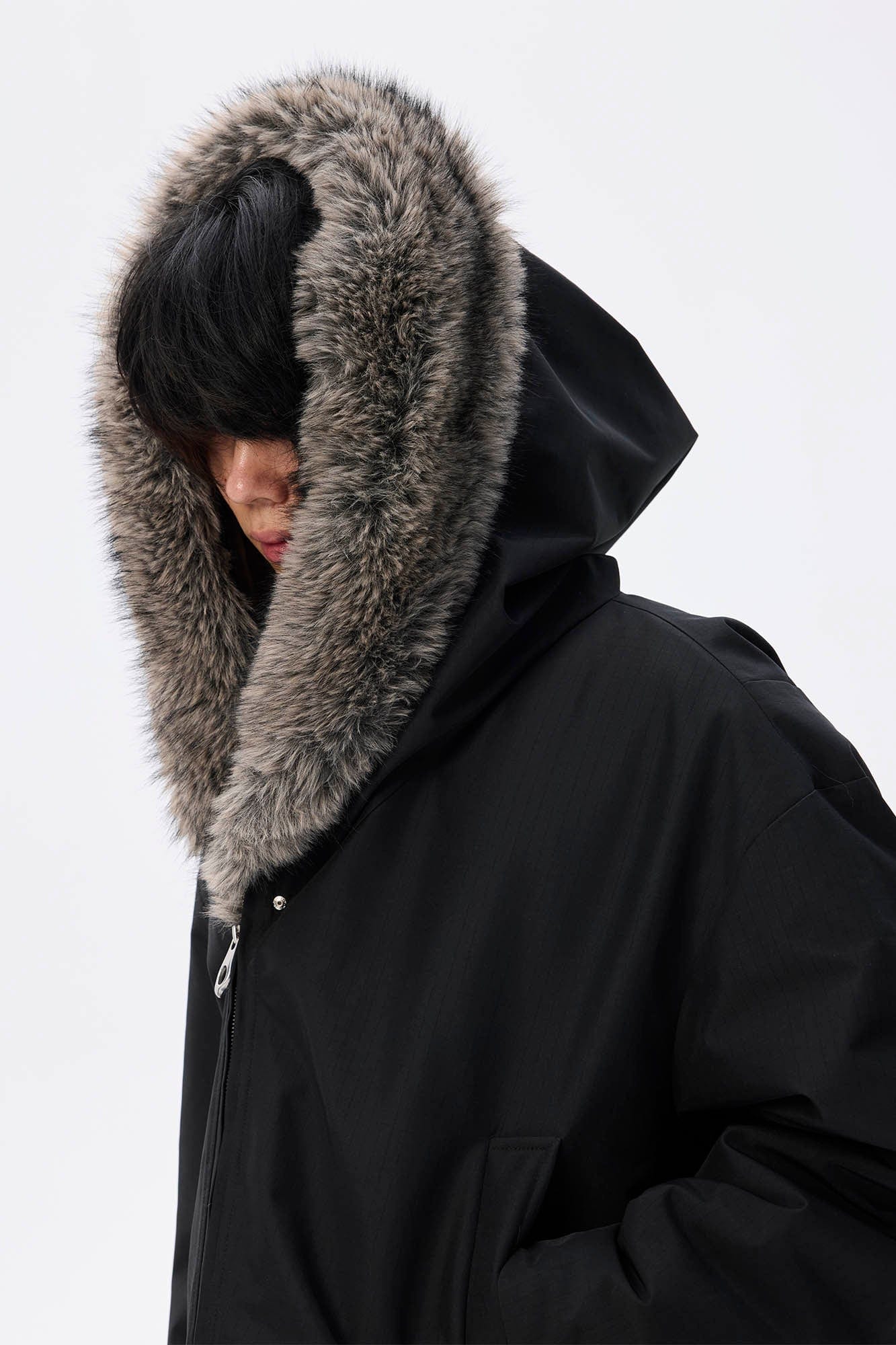 WHISTLEHUNTER Detachable Faux Fur Collar Waterproof Padded Jacket, premium urban and streetwear designers apparel on PROJECTISR.com, WHISTLEHUNTER