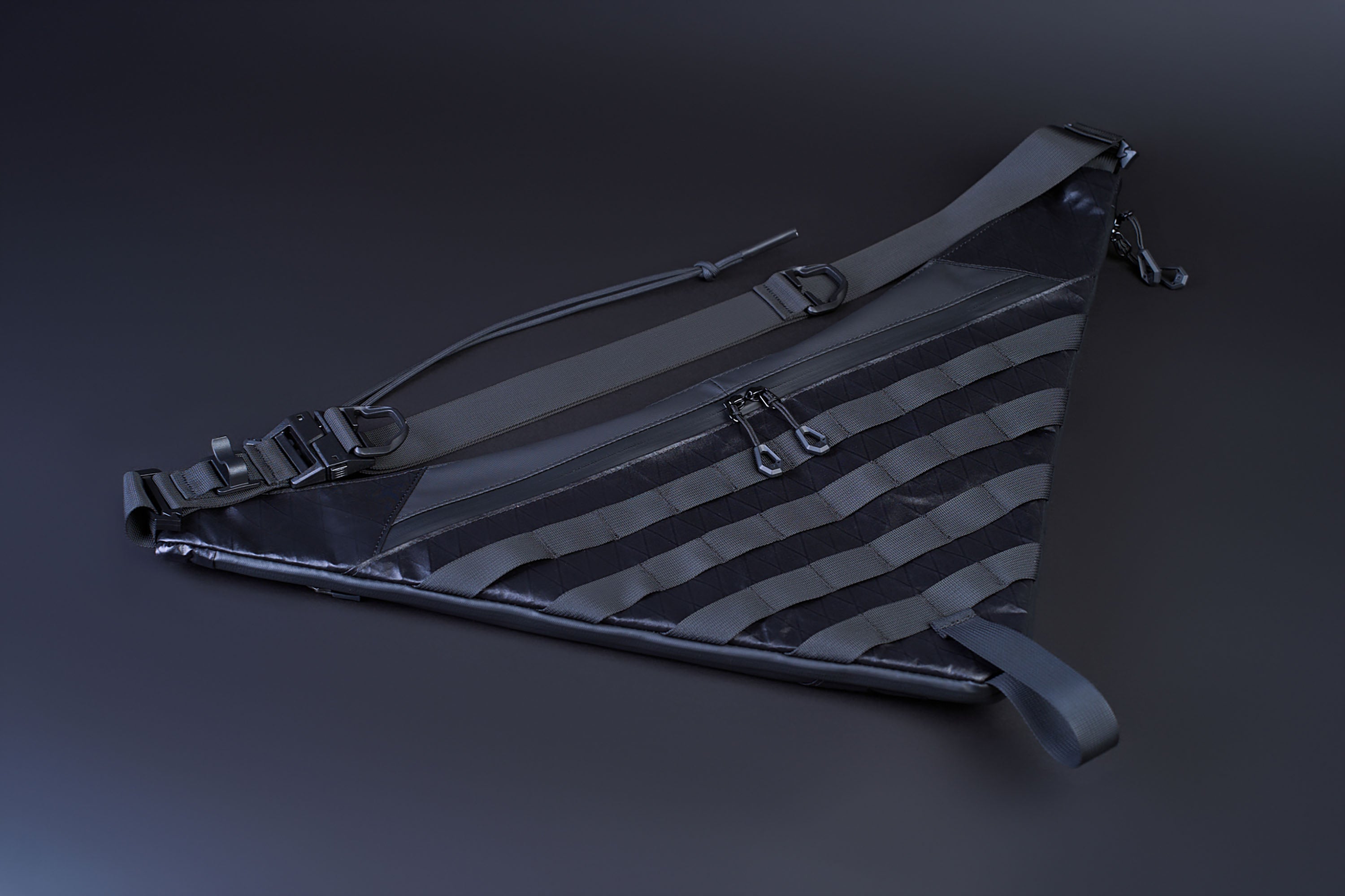OVERCLOCK ROAM Tactical Tri-Panel Crossbody Sling, premium urban and streetwear designers apparel on PROJECTISR.com, OVERCLOCK ROAM