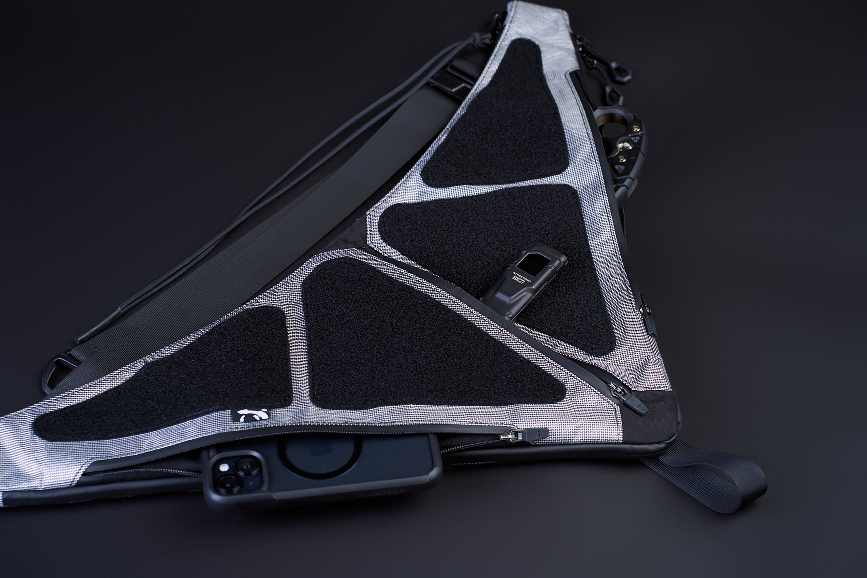 OVERCLOCK ROAM Tactical Tri-Panel Crossbody Sling, premium urban and streetwear designers apparel on PROJECTISR.com, OVERCLOCK ROAM