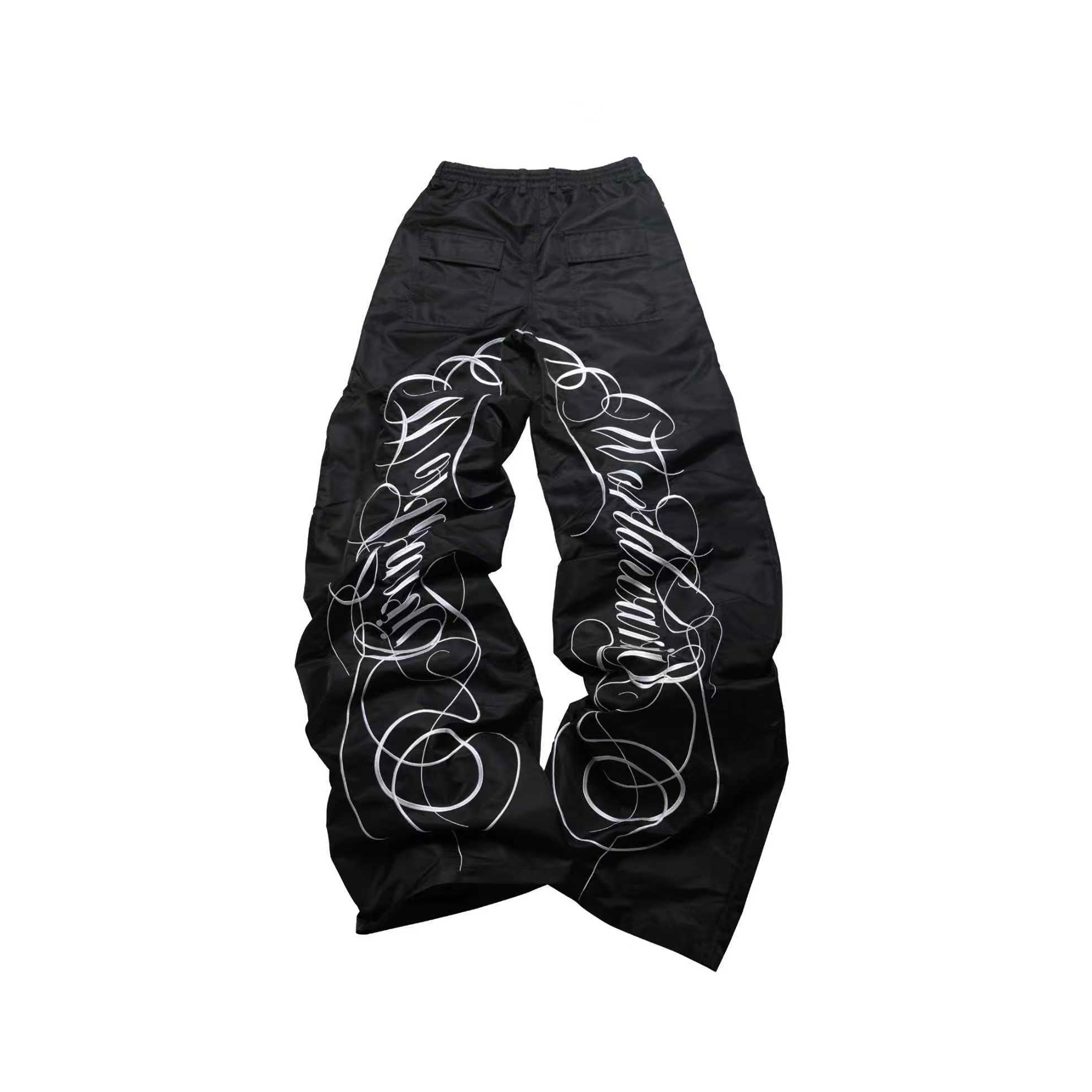 PCCVISION x GMK Embroidered Oversized Pants