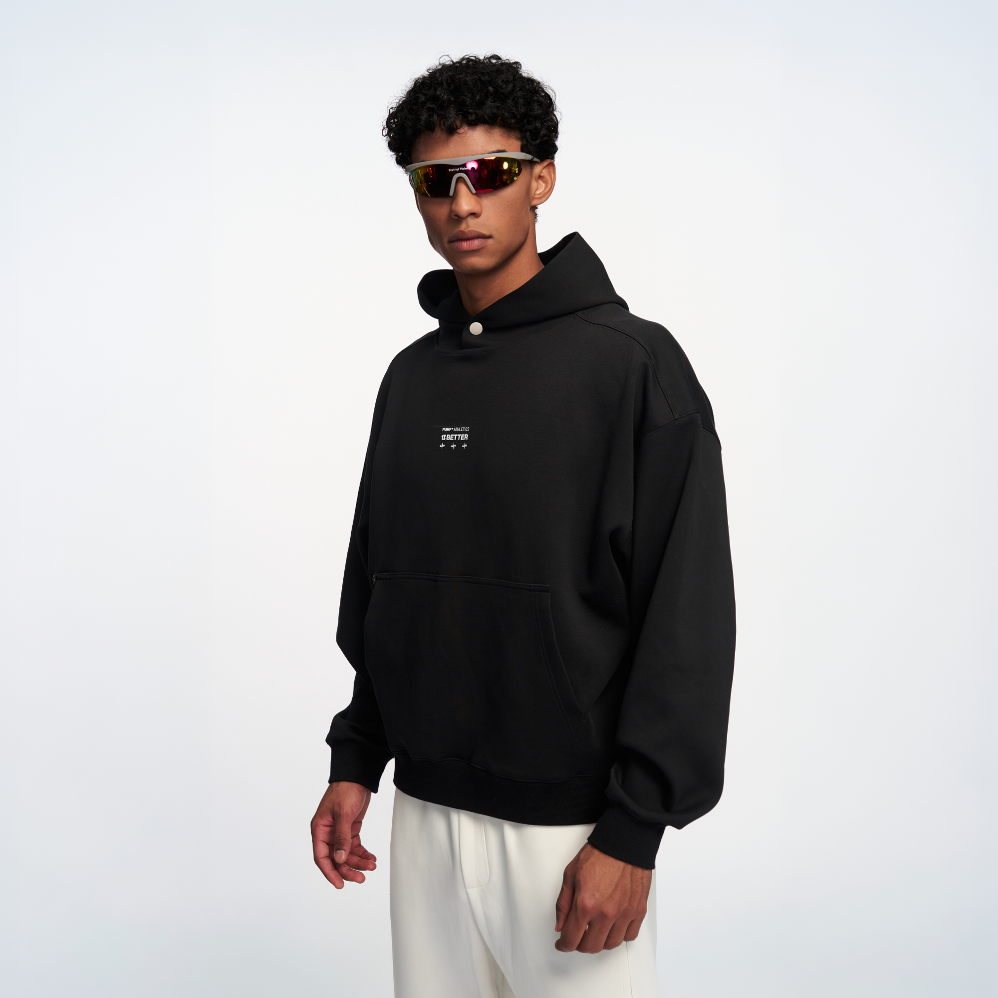 PUMPPLUS Essential Graphic Hoodie, premium urban and streetwear designers apparel on PROJECTISR.com, PUMPPLUS