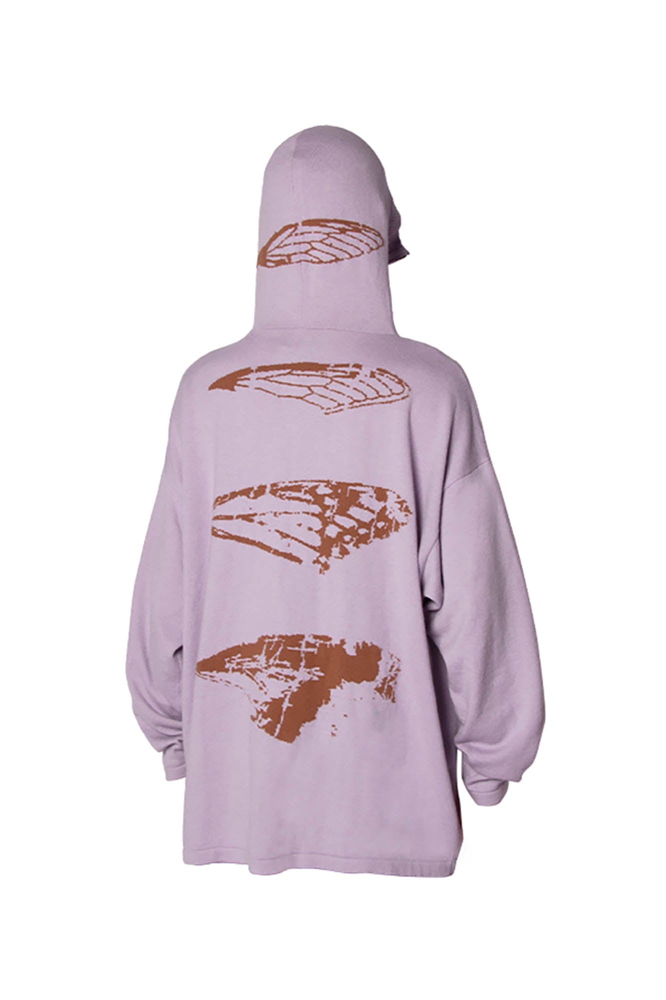 RELABEL Butterfly Zip-Up Mask Wool-Blended Hoodie, premium urban and streetwear designers apparel on PROJECTISR.com, RELABEL