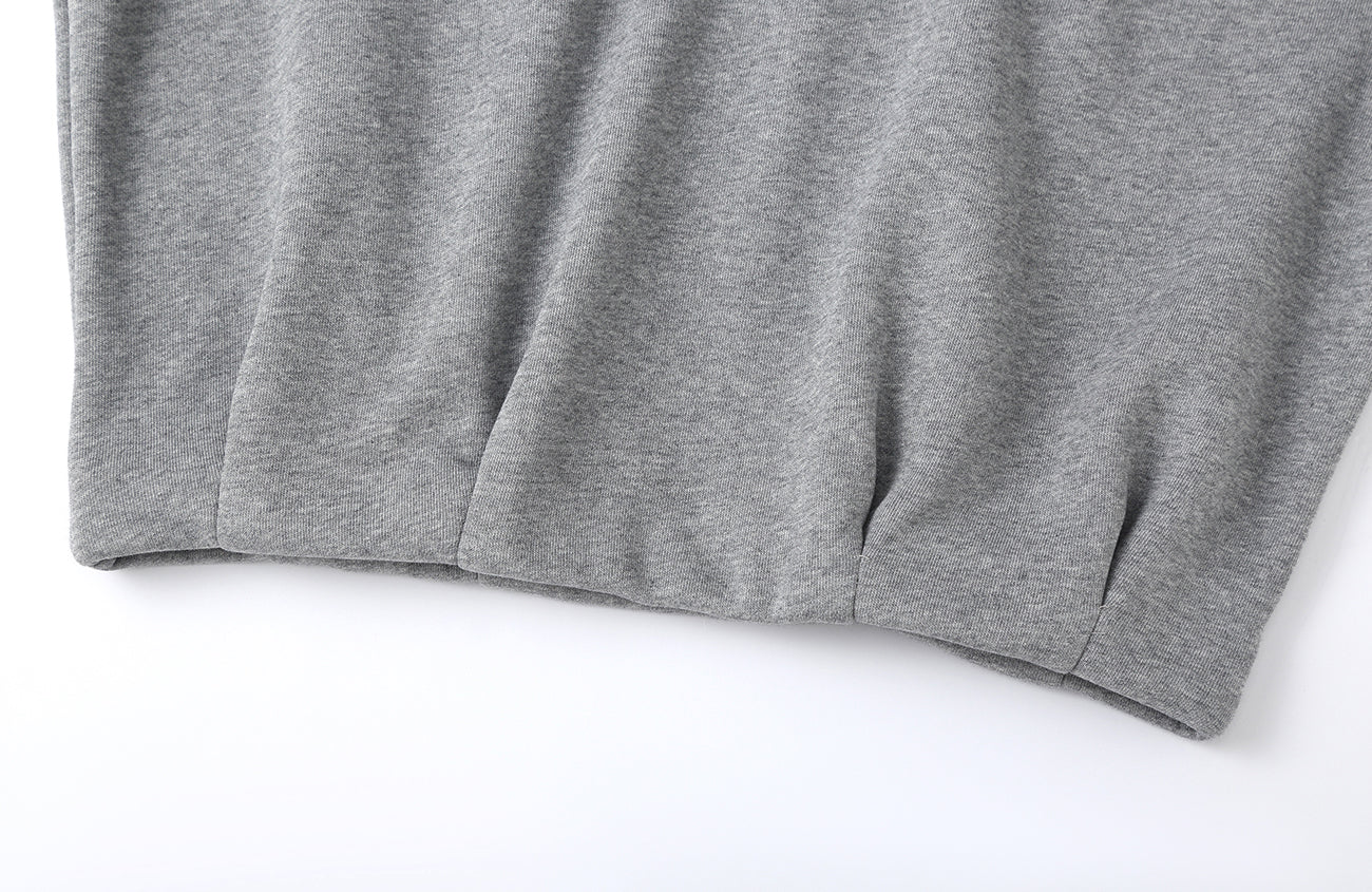 CLP Cross-Wrap Neck Oversized Sweatshirt