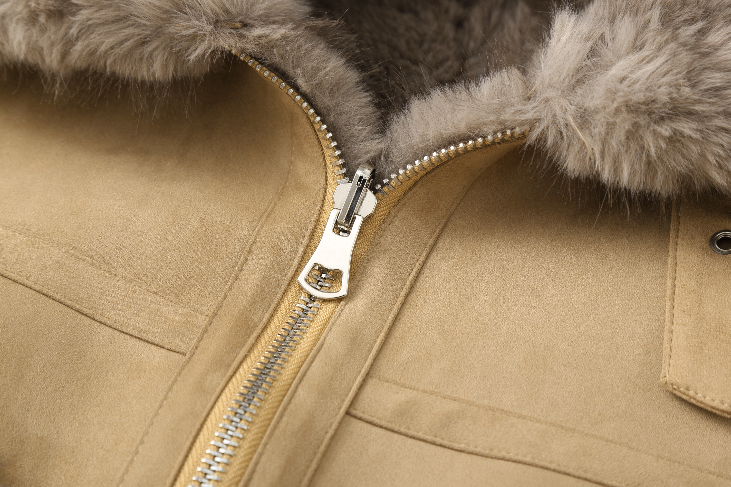 CLP Reversible Faux Fur Biker Jacket