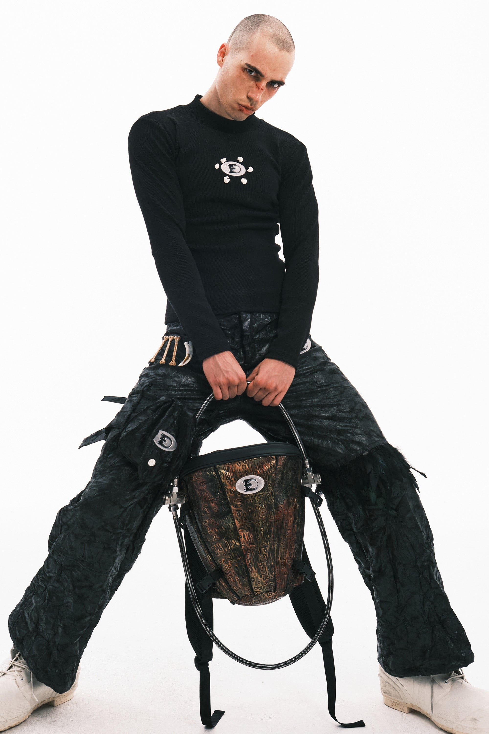 EMBRYO Retro Oracle Pipe Backpack, premium urban and streetwear designers apparel on PROJECTISR.com, EMBRYO