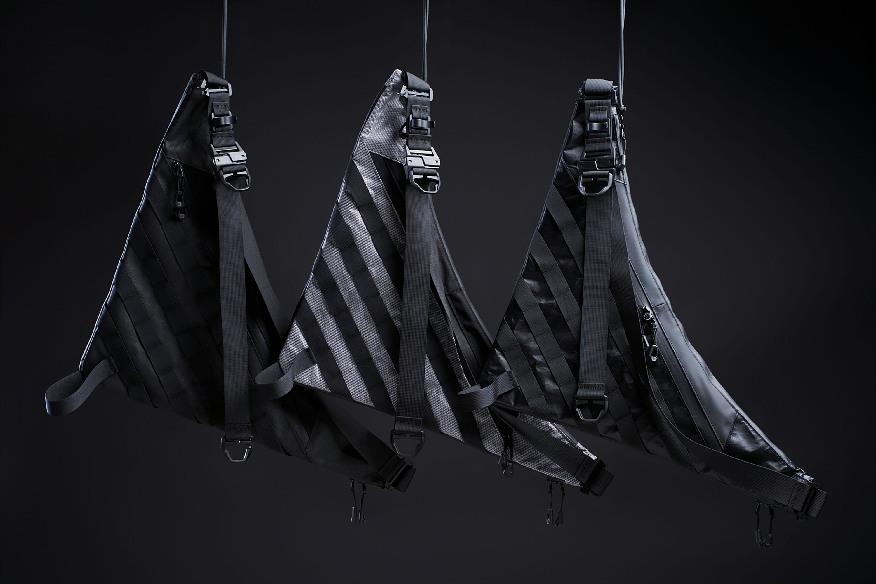 OVERCLOCK ROAM Tactical Tri-Panel Crossbody Sling, premium urban and streetwear designers apparel on PROJECTISR.com, OVERCLOCK ROAM