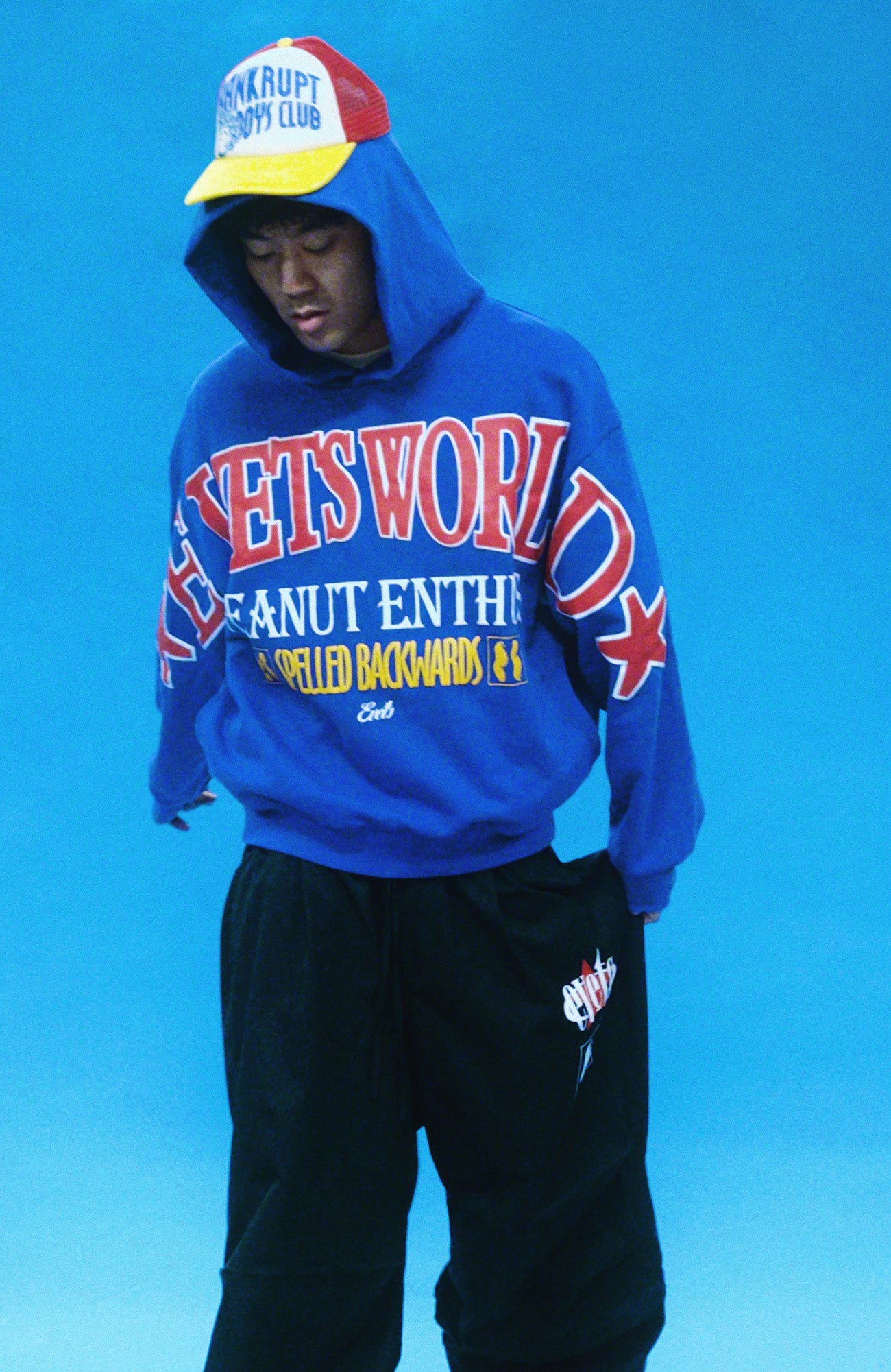EVETS Foam Print Graphic Hoodie, premium urban and streetwear designers apparel on PROJECTISR.com, EVETS