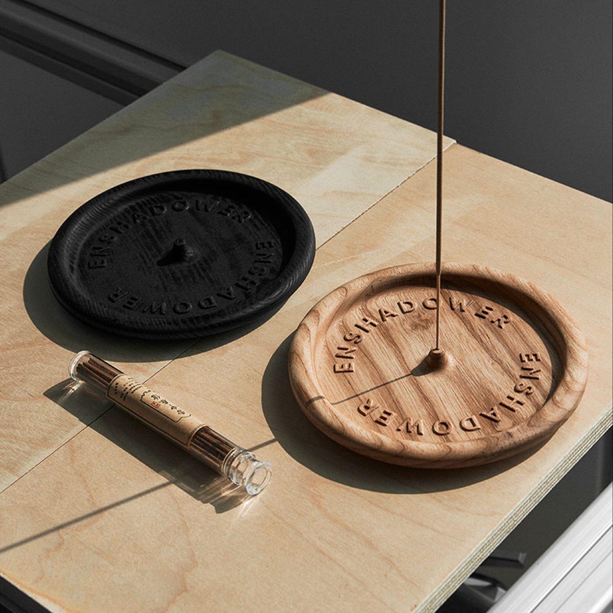 ENSHADOWER Carved Wood LOGO Incense Set, premium urban and streetwear designers apparel on PROJECTISR.com, ENSHADOWER