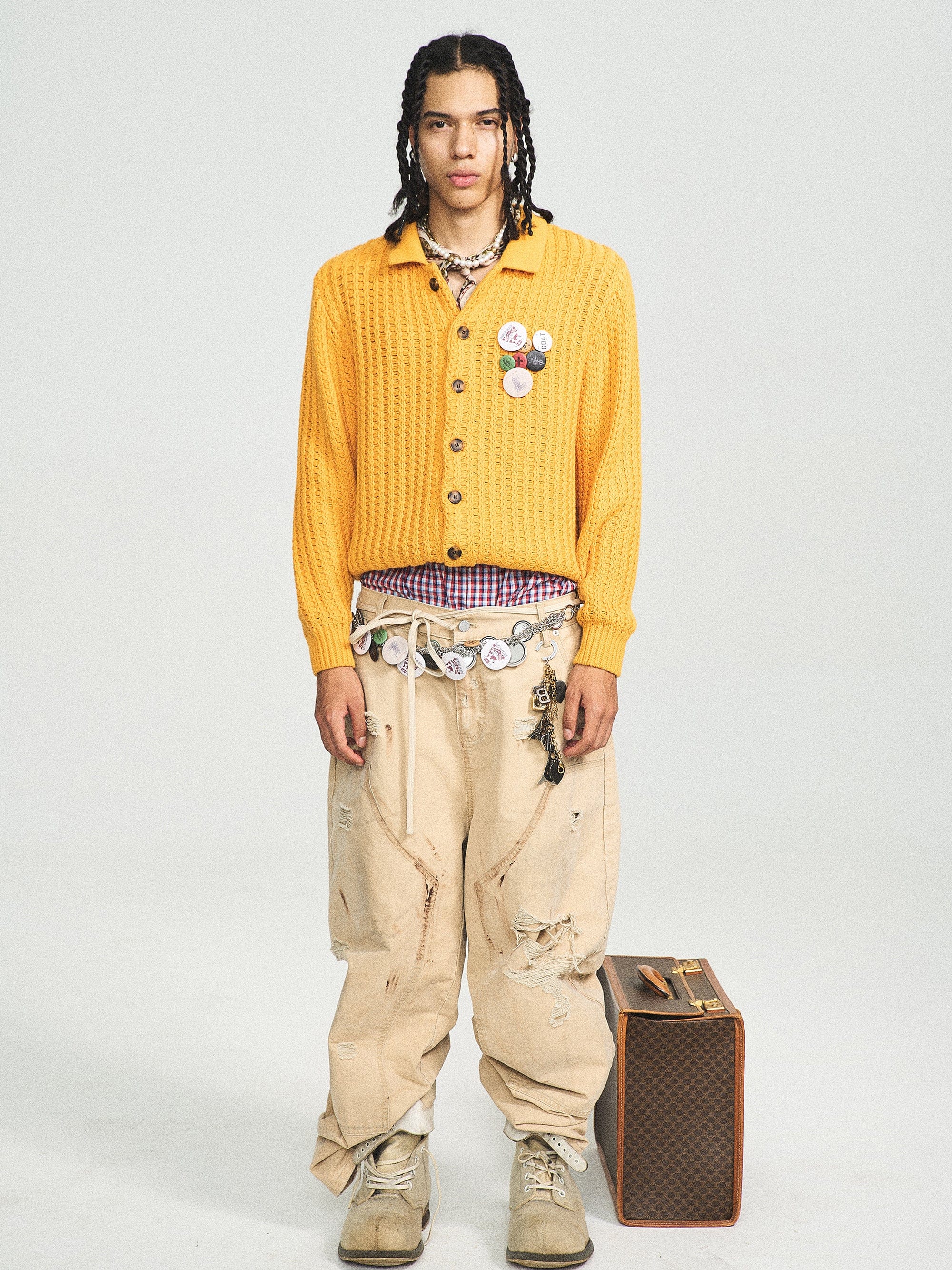 STEEPC Ripped Double-Knee Pants, premium urban and streetwear designers apparel on PROJECTISR.com, STEEPC