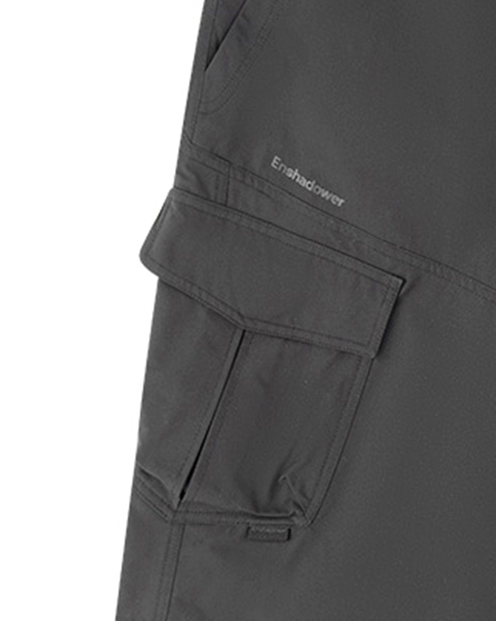 ENSHADOWER Modern Large Pocket Logo Shorts, premium urban and streetwear designers apparel on PROJECTISR.com, ENSHADOWER
