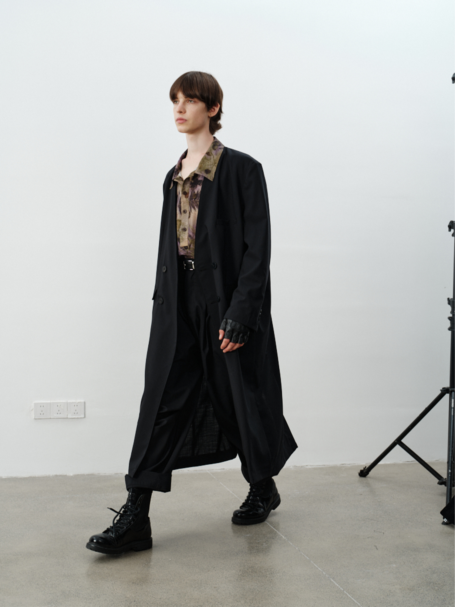GRAINMUSTARD Retro Botanical Jacquard Tencel Shirt