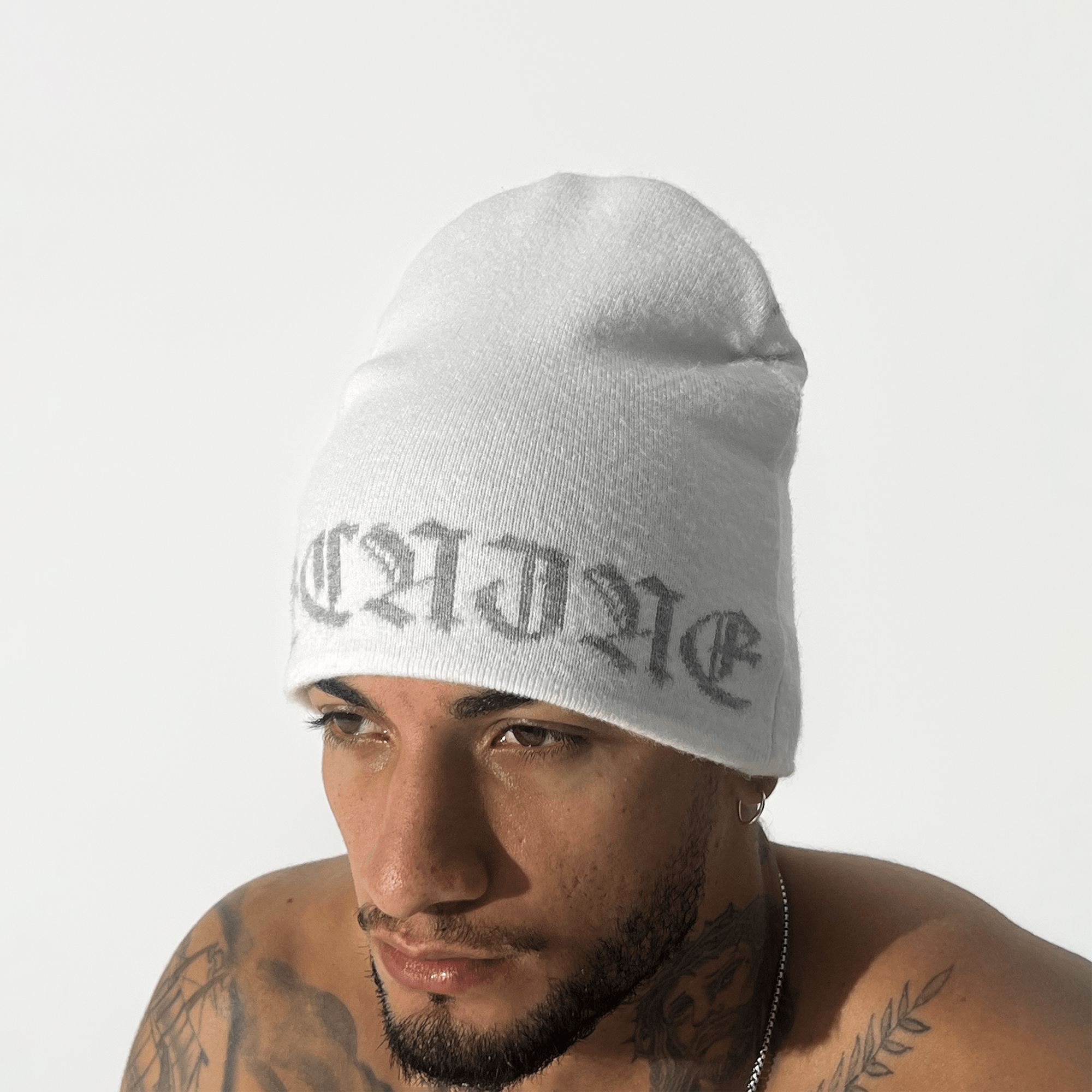 TECNINEGROUP Jacquard Diamond Knit Beanie