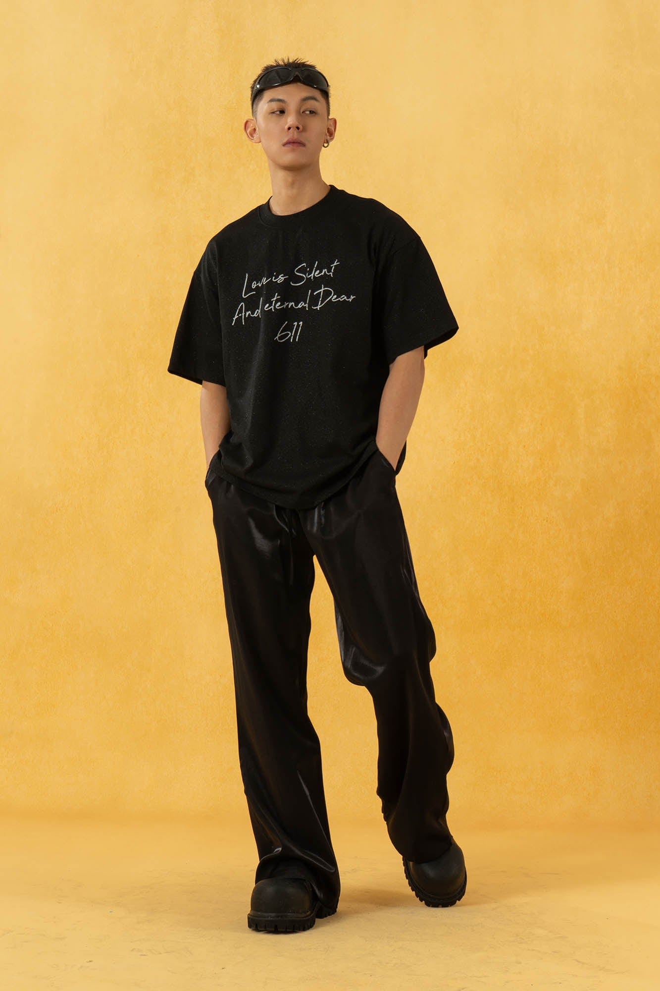 CLP The Liquid Silver Wide-Leg Pants, premium urban and streetwear designers apparel on PROJECTISR.com, CLP