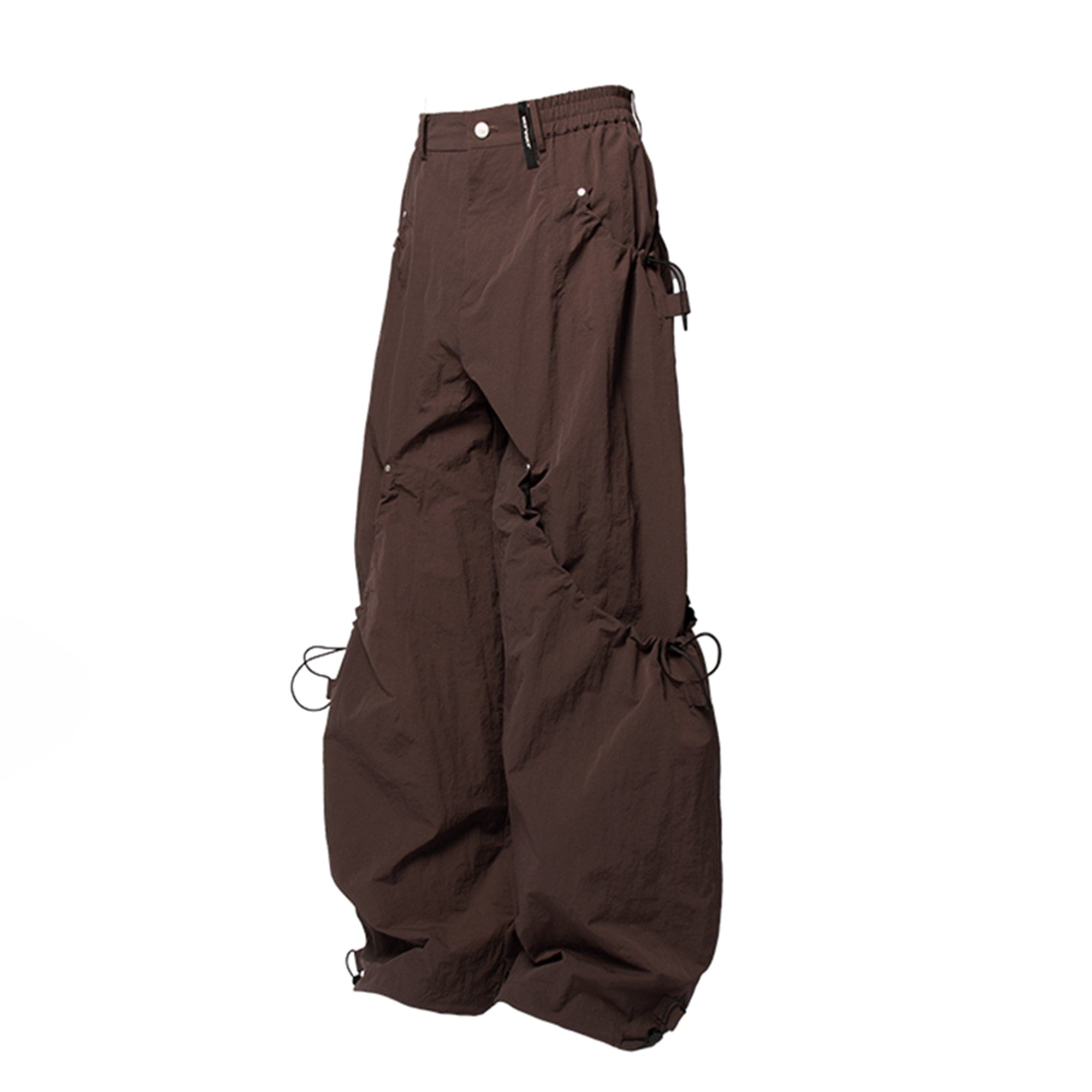 RELABEL The Scar Six-Pocket Draw-String Rivet Pants, premium urban and streetwear designers apparel on PROJECTISR.com, RELABEL