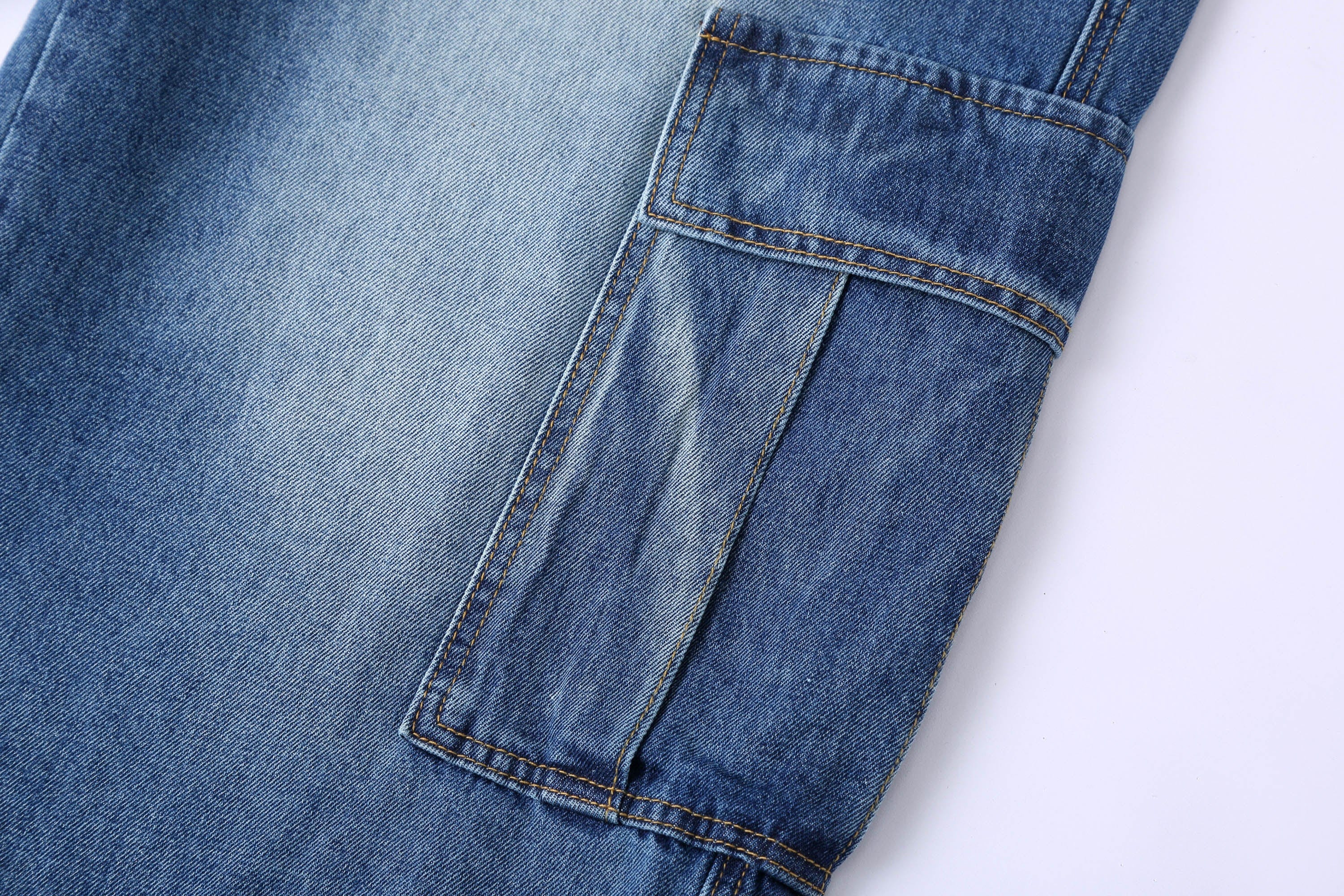 CLP Retro Multi-Pocket Knee-Length Denim Shorts, premium urban and streetwear designers apparel on PROJECTISR.com, CLP