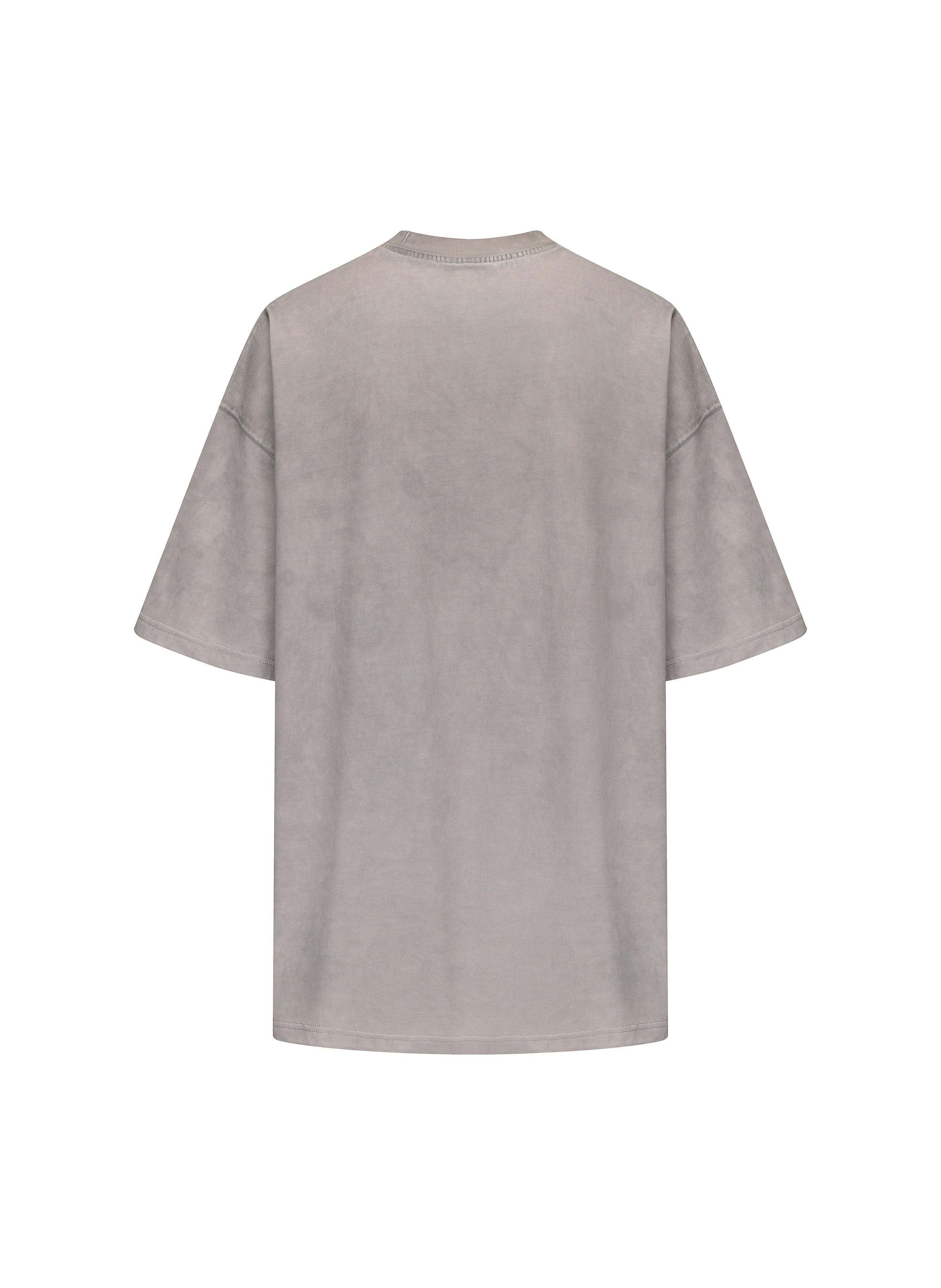 VANN VALRENCE Washed Studded Box Patch T-Shirt
