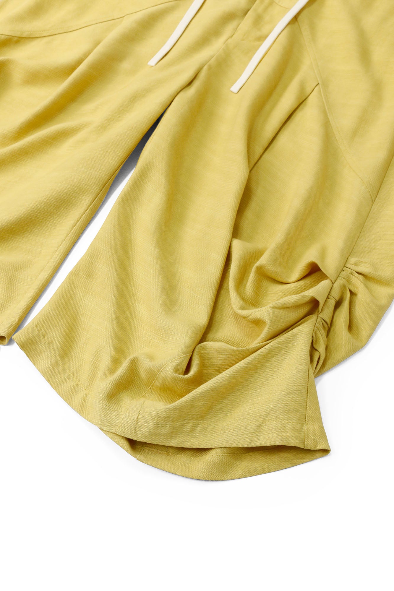 RELABEL Ruched Tencel-Acetate Oversized Shorts, premium urban and streetwear designers apparel on PROJECTISR.com, RELABEL