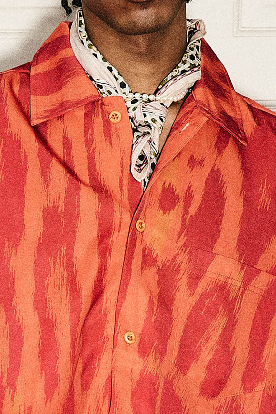 STEEPC Flaming Leopard Full-Print Half Shirt, premium urban and streetwear designers apparel on PROJECTISR.com, STEEPC