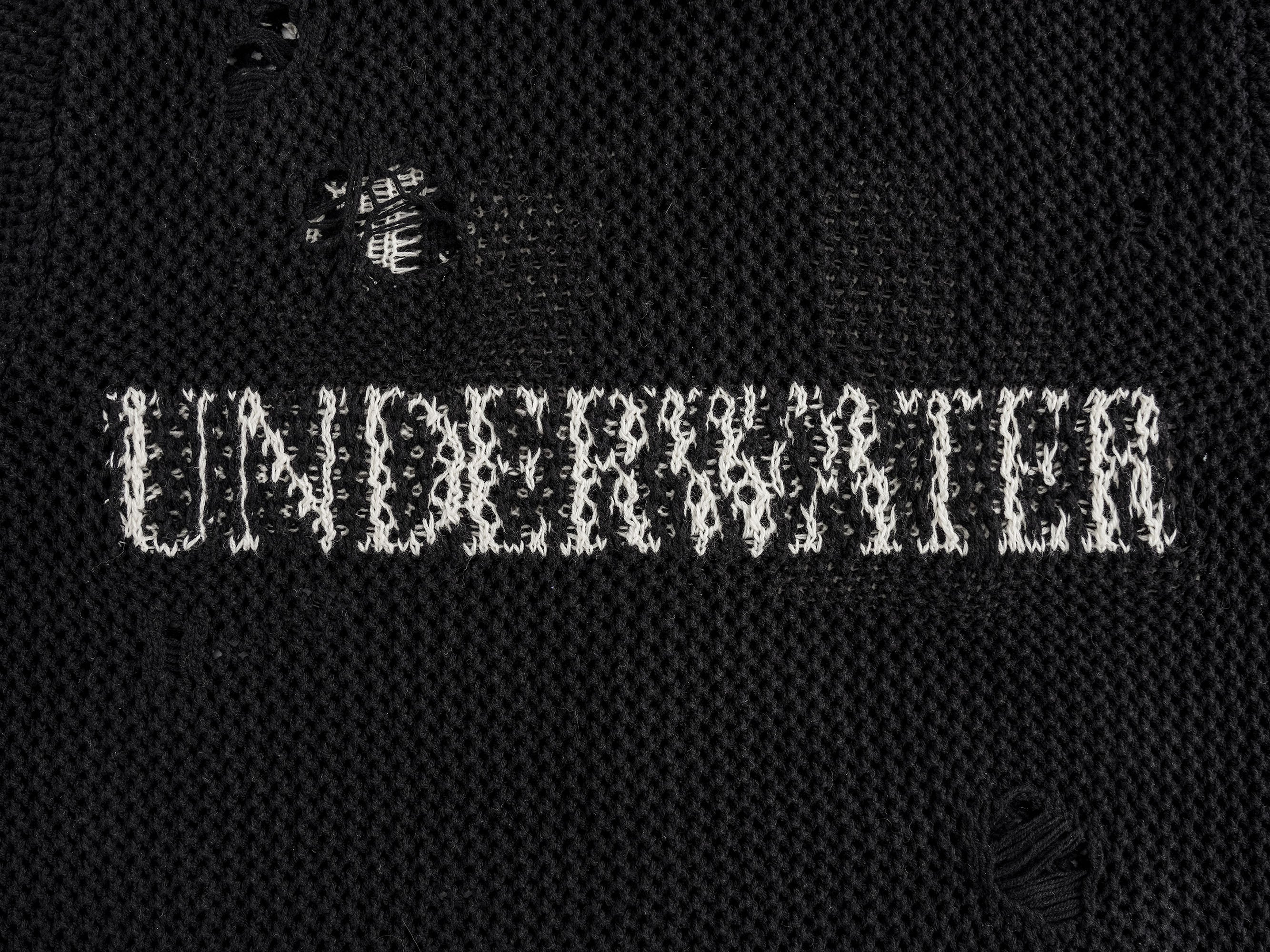 UNDERWATER Hellbound Wing Hooded Zip-Up Cardigan