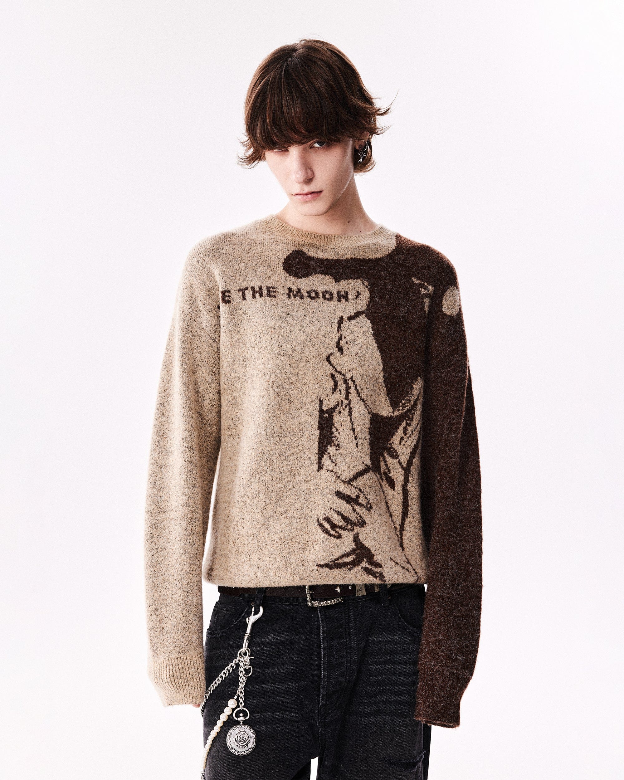 RICHILL USE THE MOON Sweater, premium urban and streetwear designers apparel on PROJECTISR.com, RICHILL