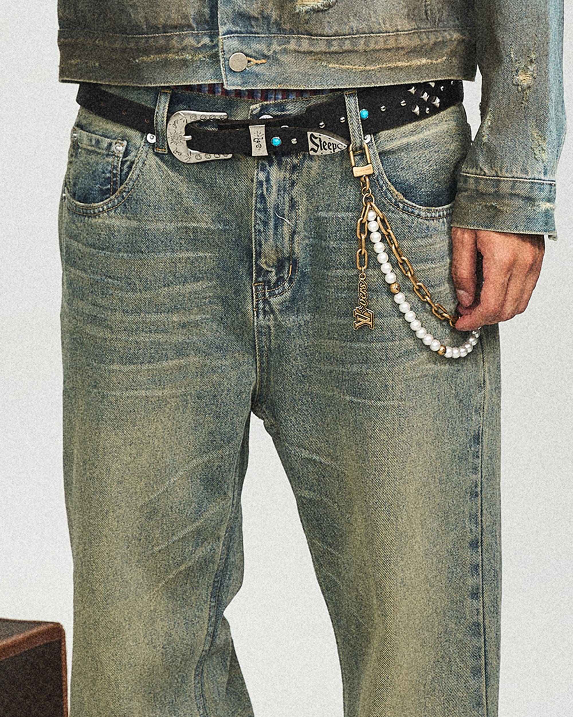 STEEPC The Classic Washed Flared Jeans, premium urban and streetwear designers apparel on PROJECTISR.com, STEEPC
