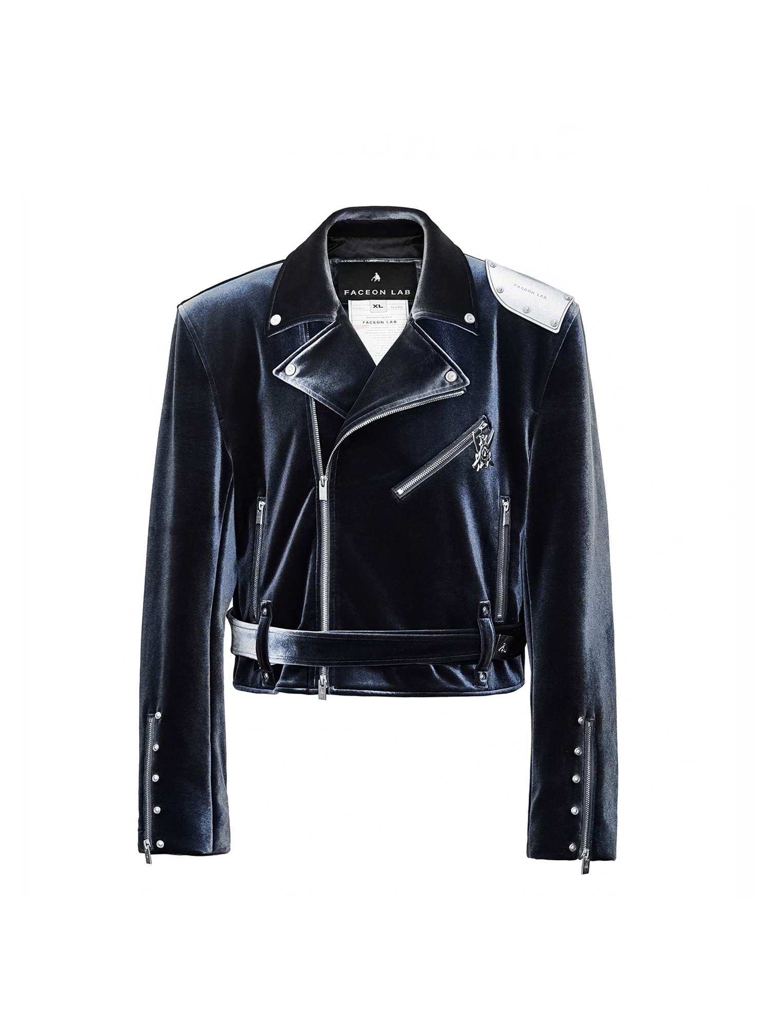 FACEONLAB Velvet Metal Epaulettes Jacket