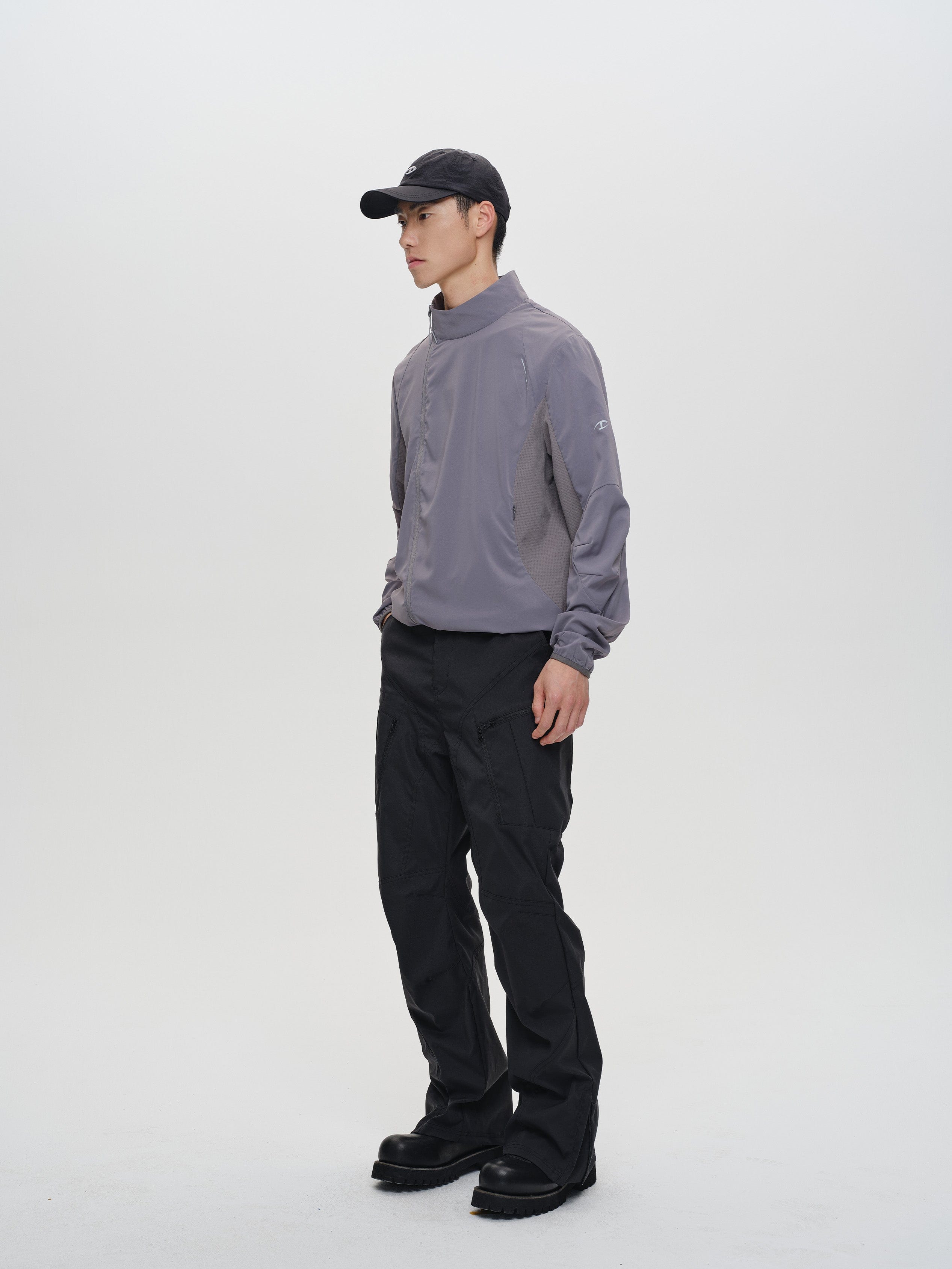 CATSSTAC Tech Paneled Zipper Pockets Elastic Waist Pants, premium urban and streetwear designers apparel on PROJECTISR.com, CATSSTAC