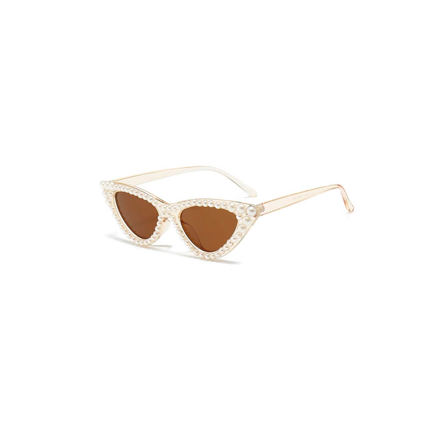 DAMAGE ASIA OPTICALS Pearl-Embellished Cat-Eye Sunglasses, premium urban and streetwear designers apparel on PROJECTISR.com, DAMAGE ASIA
