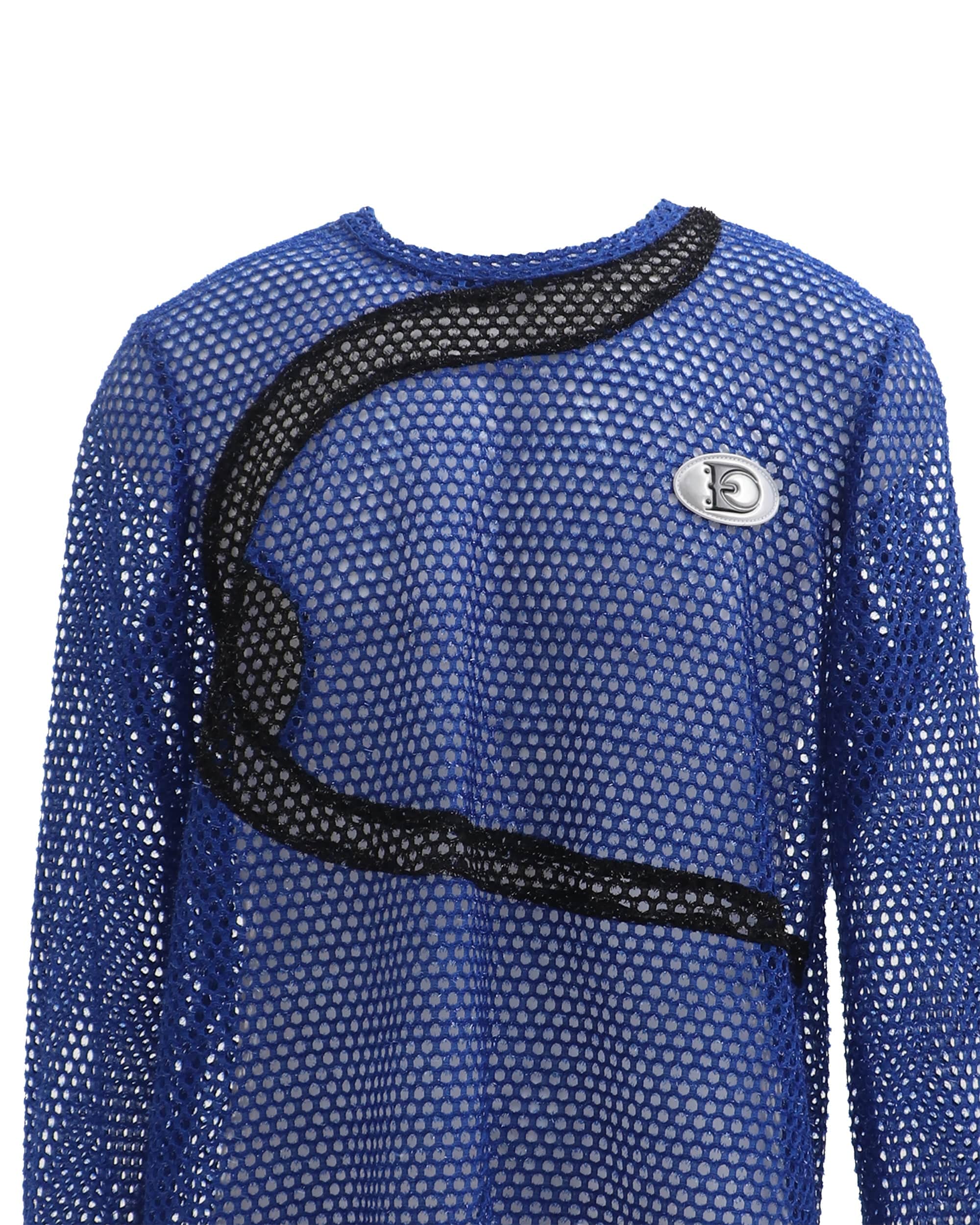 EMBRYO Asymmetrical Spliced Hollowed Long-Sleeve Tee, premium urban and streetwear designers apparel on PROJECTISR.com, EMBRYO