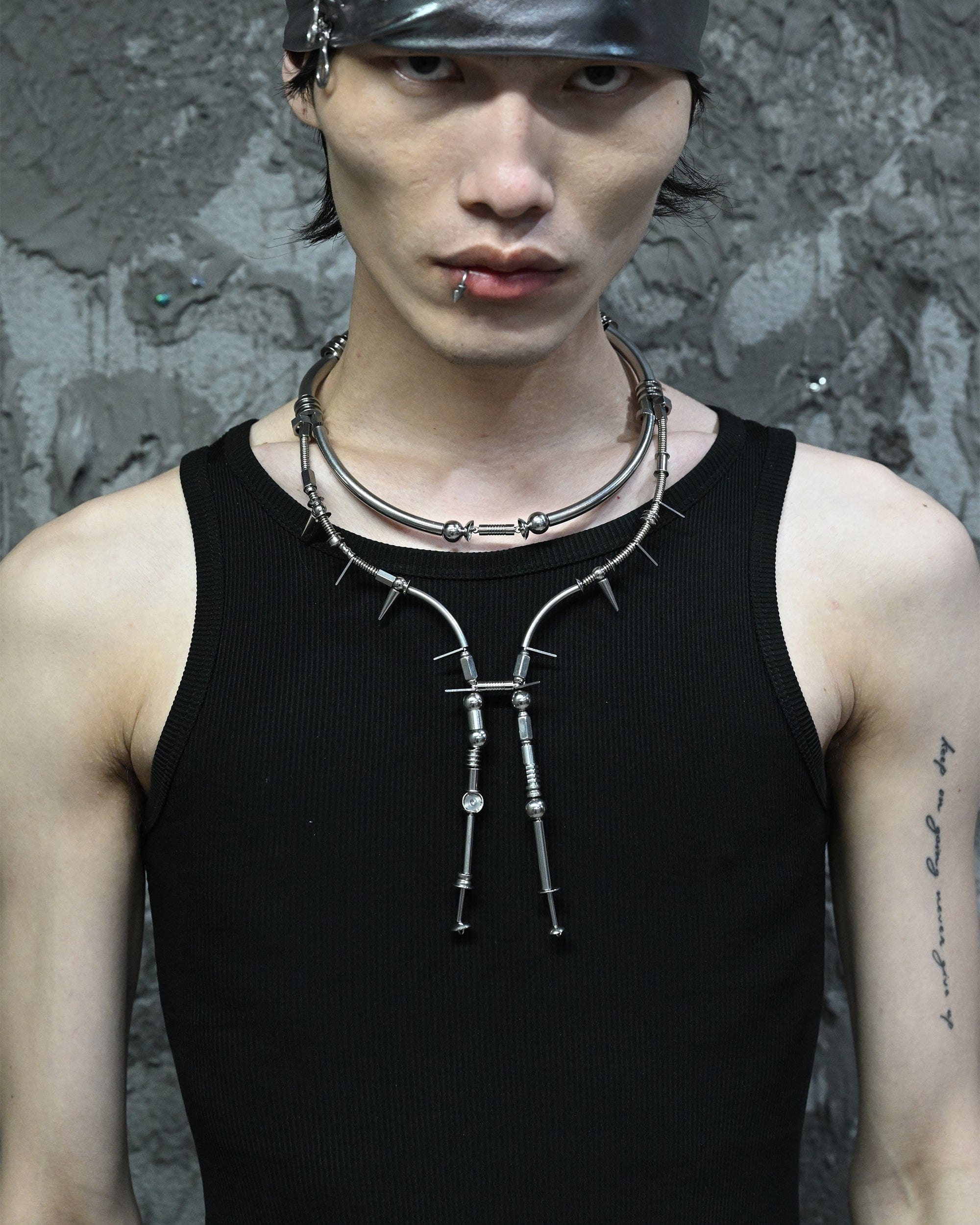 ILLUSORY The Dawn Mechanical Necklace, premium urban and streetwear designers apparel on PROJECTISR.com, ILLUSORY