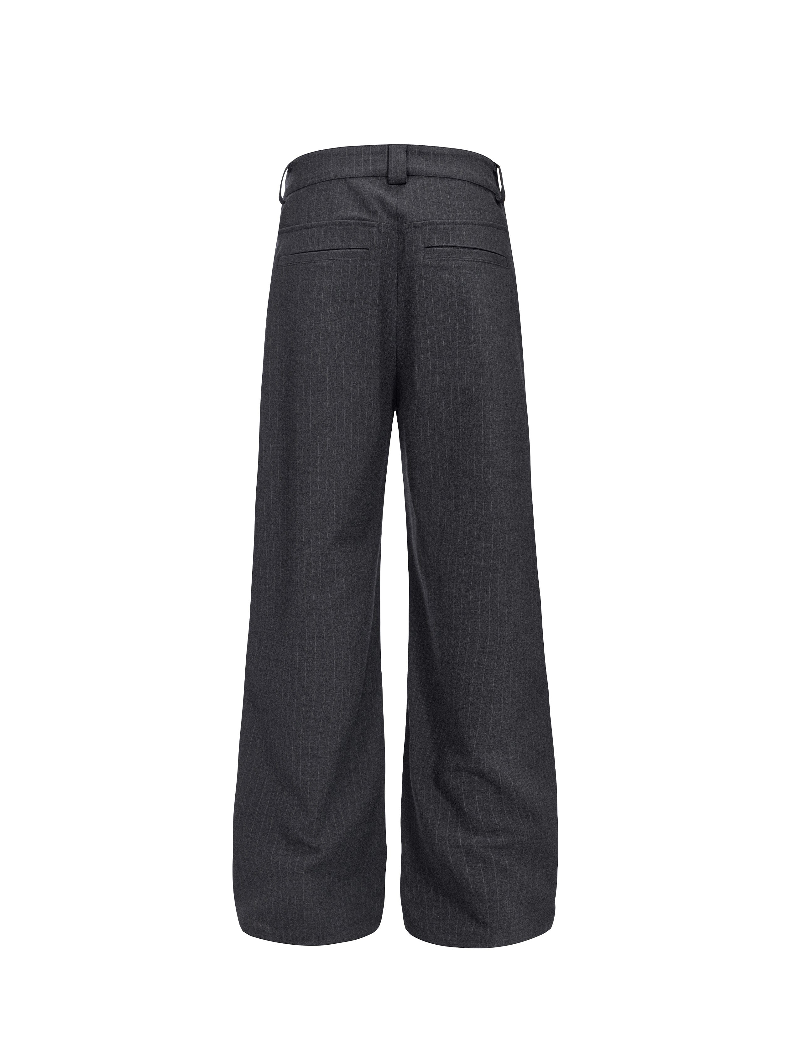 CATSSTAC Classic Pinstripe Wide-Leg Pants, premium urban and streetwear designers apparel on PROJECTISR.com, CATSSTAC