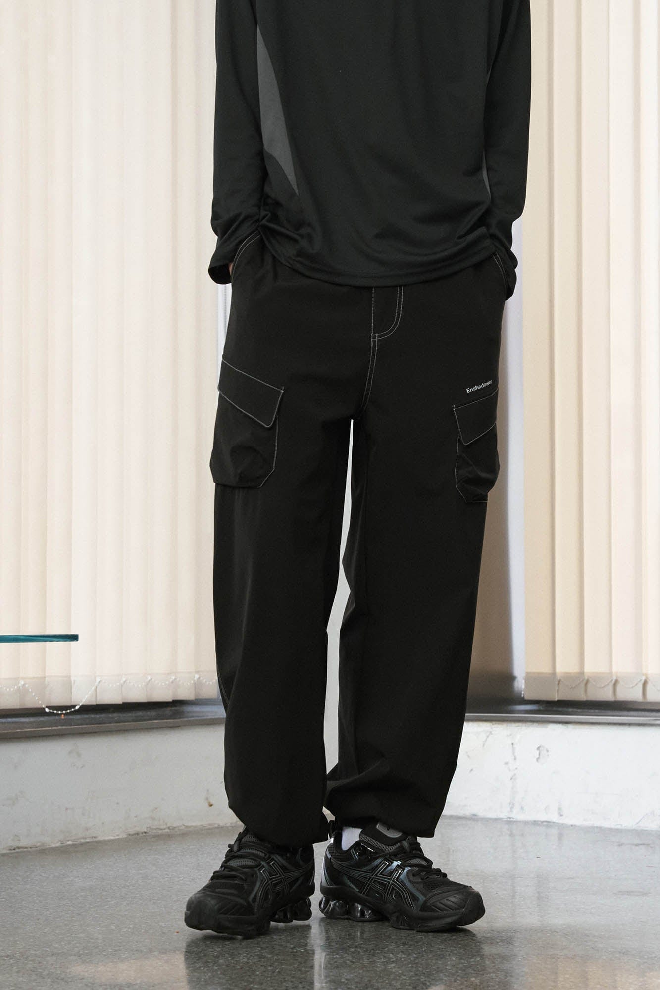 ENSHADOWER Stitched Multi-Pocket Jogger Pants, premium urban and streetwear designers apparel on PROJECTISR.com, ENSHADOWER