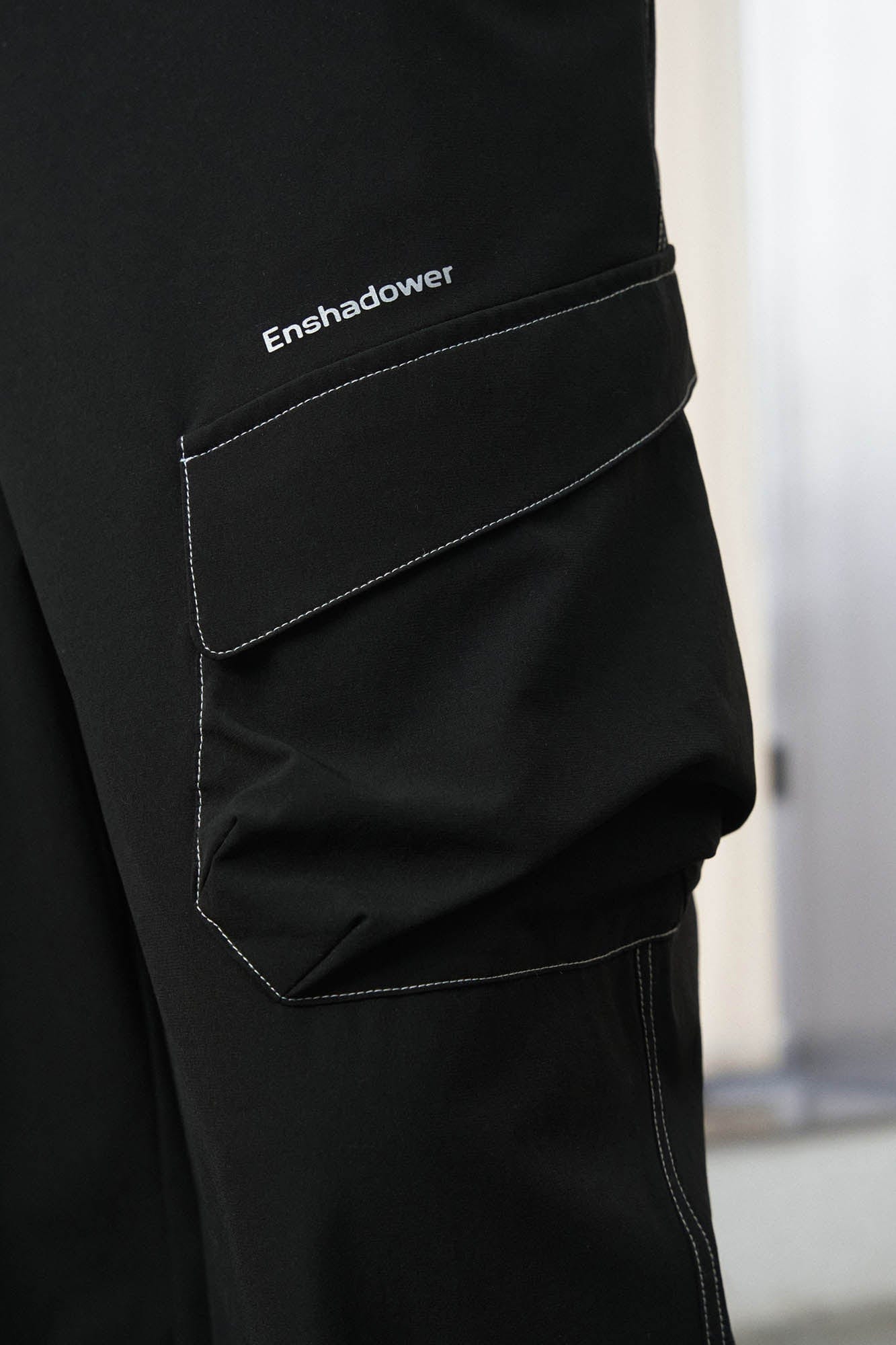 ENSHADOWER Stitched Multi-Pocket Jogger Pants, premium urban and streetwear designers apparel on PROJECTISR.com, ENSHADOWER