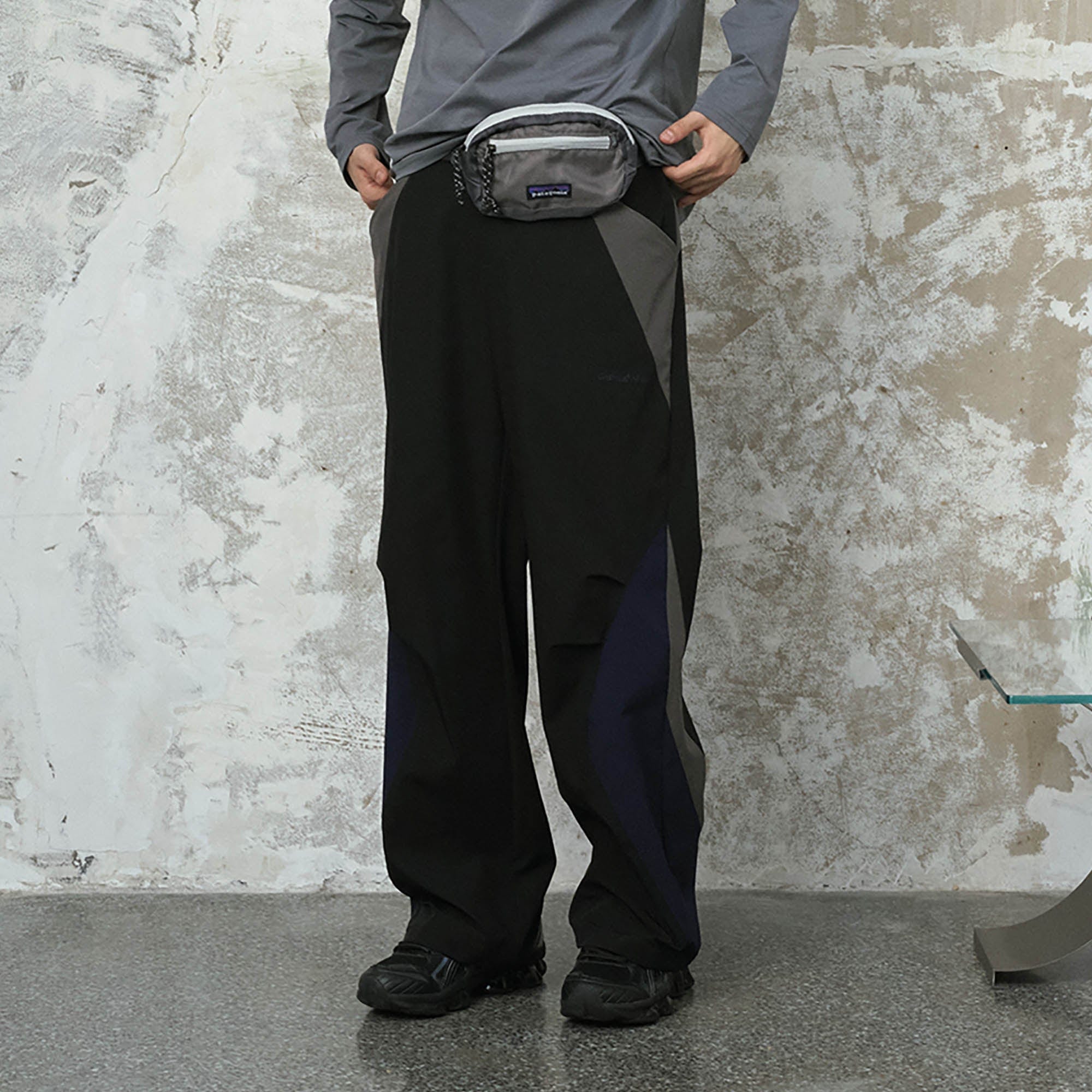 ENSHADOWER Spliced Quick Dry Straight-Leg Pants, premium urban and streetwear designers apparel on PROJECTISR.com, ENSHADOWER