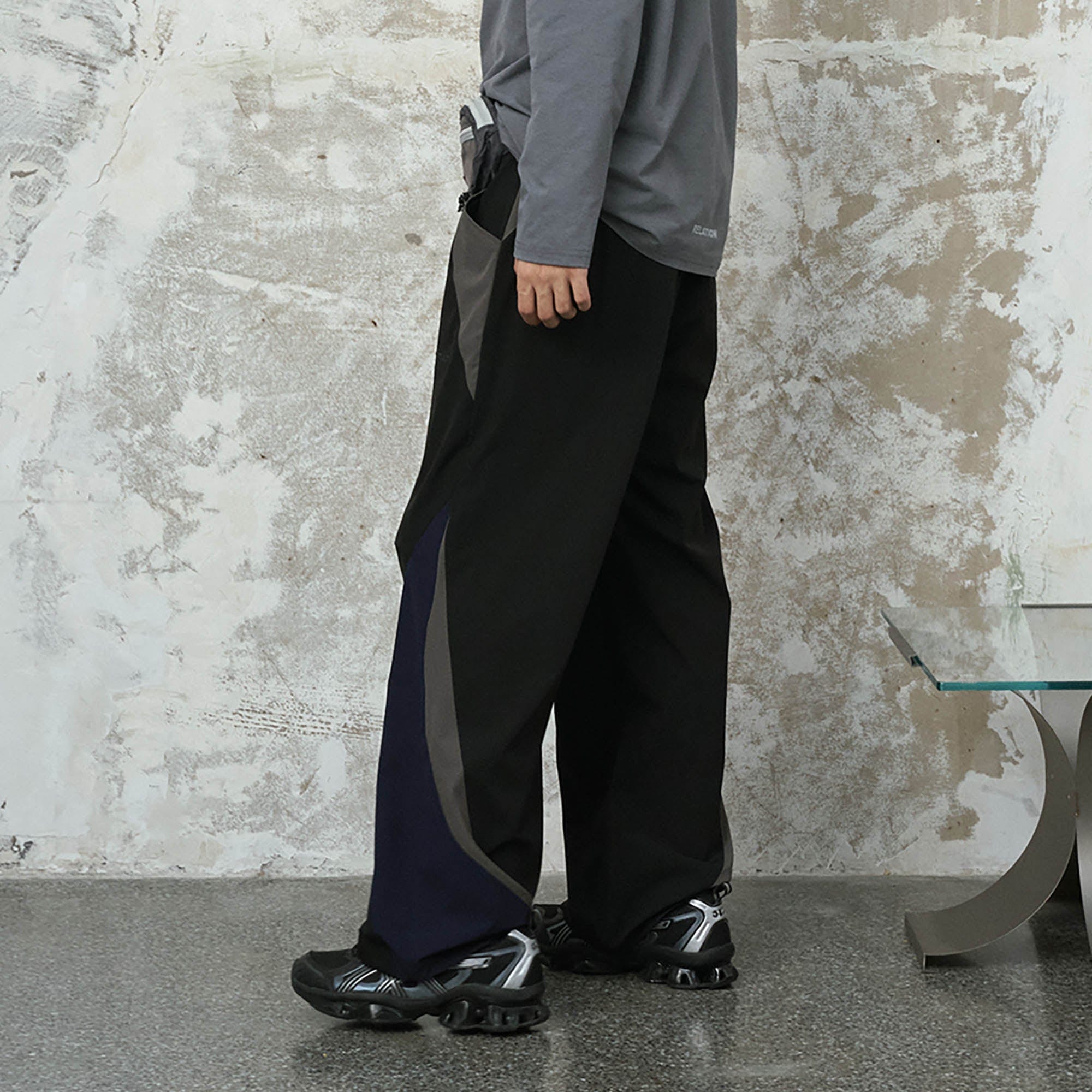 ENSHADOWER Spliced Quick Dry Straight-Leg Pants, premium urban and streetwear designers apparel on PROJECTISR.com, ENSHADOWER