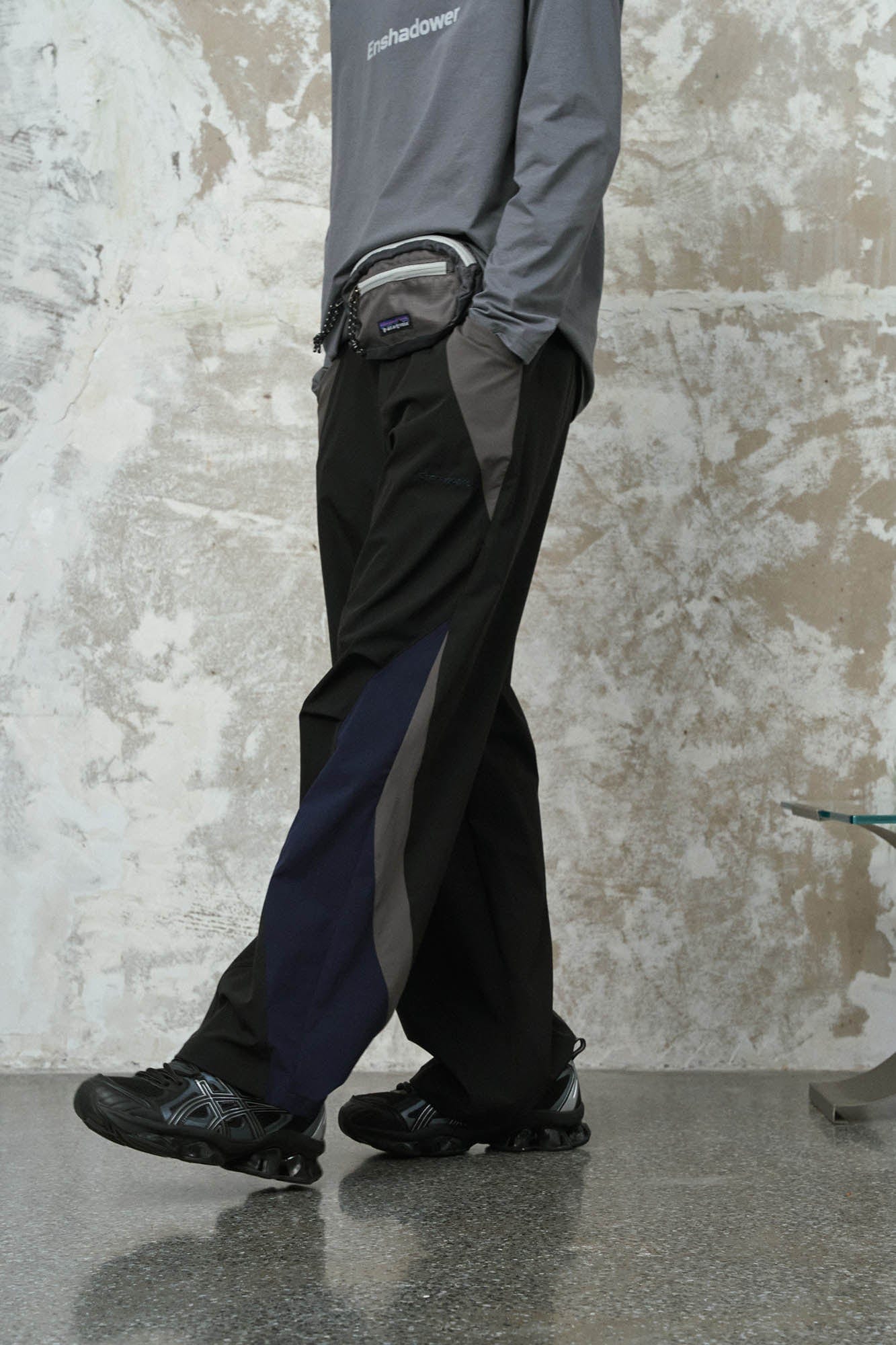 ENSHADOWER Spliced Quick Dry Straight-Leg Pants, premium urban and streetwear designers apparel on PROJECTISR.com, ENSHADOWER